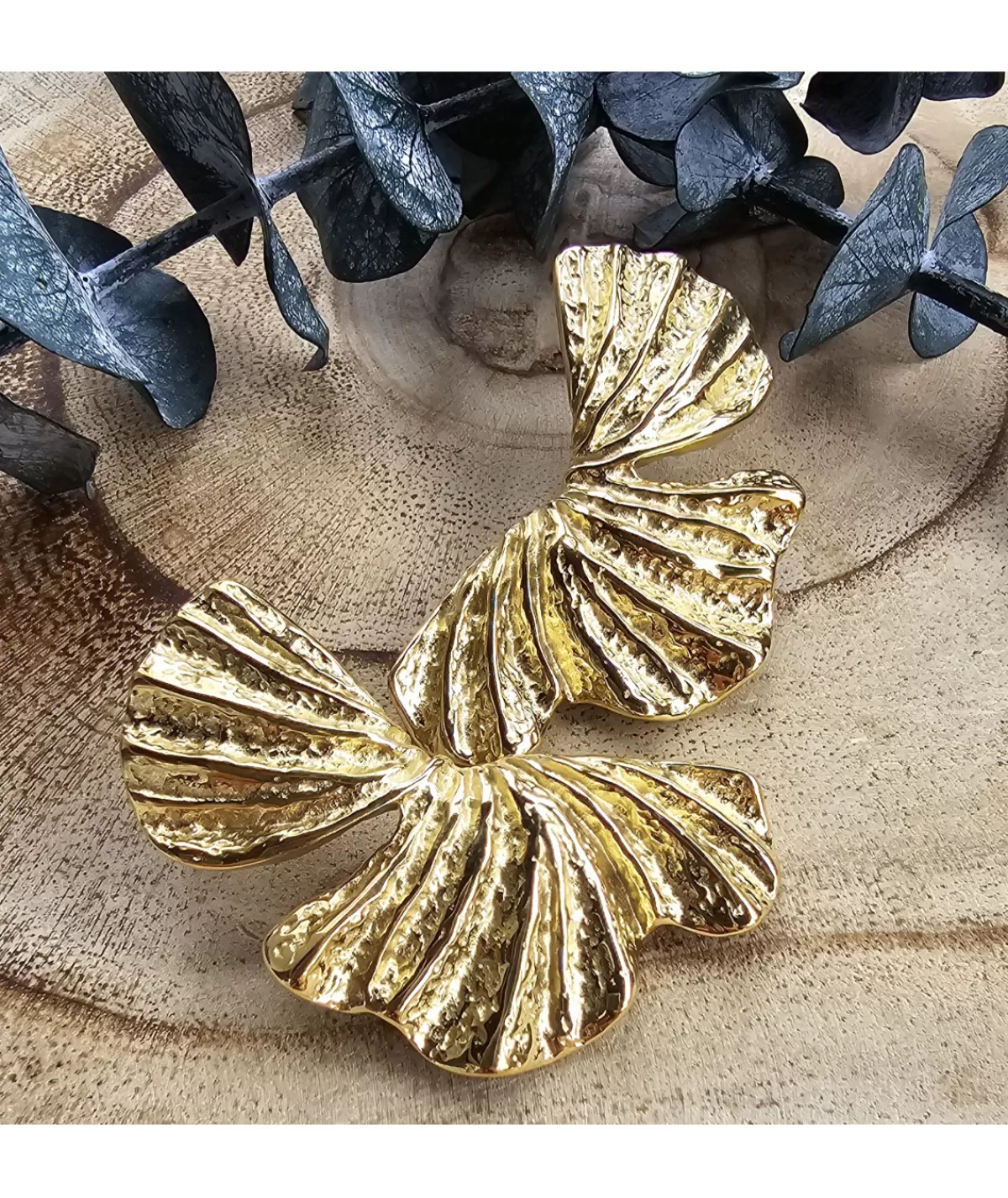 La boutique de Lilie Bijoux>BOUCLE D'OREILLE CAROLE Dore