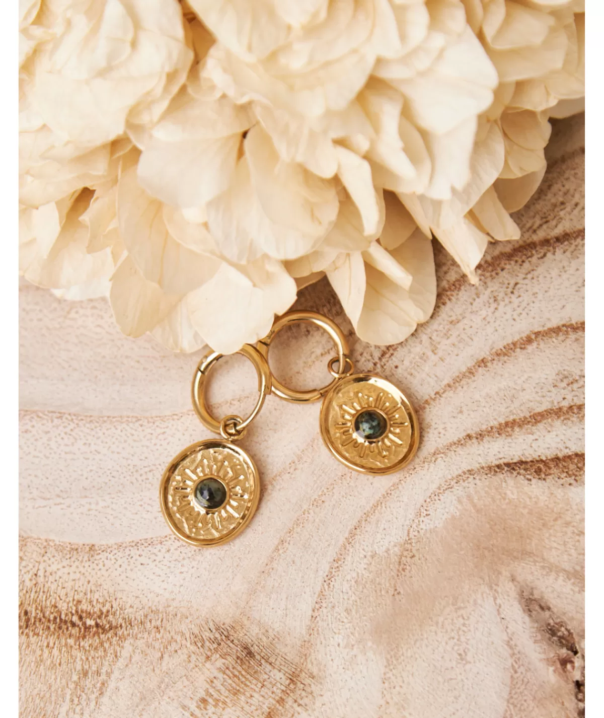 La boutique de Lilie Bijoux>BOUCLE D'OREILLE DAPHNEE Dore