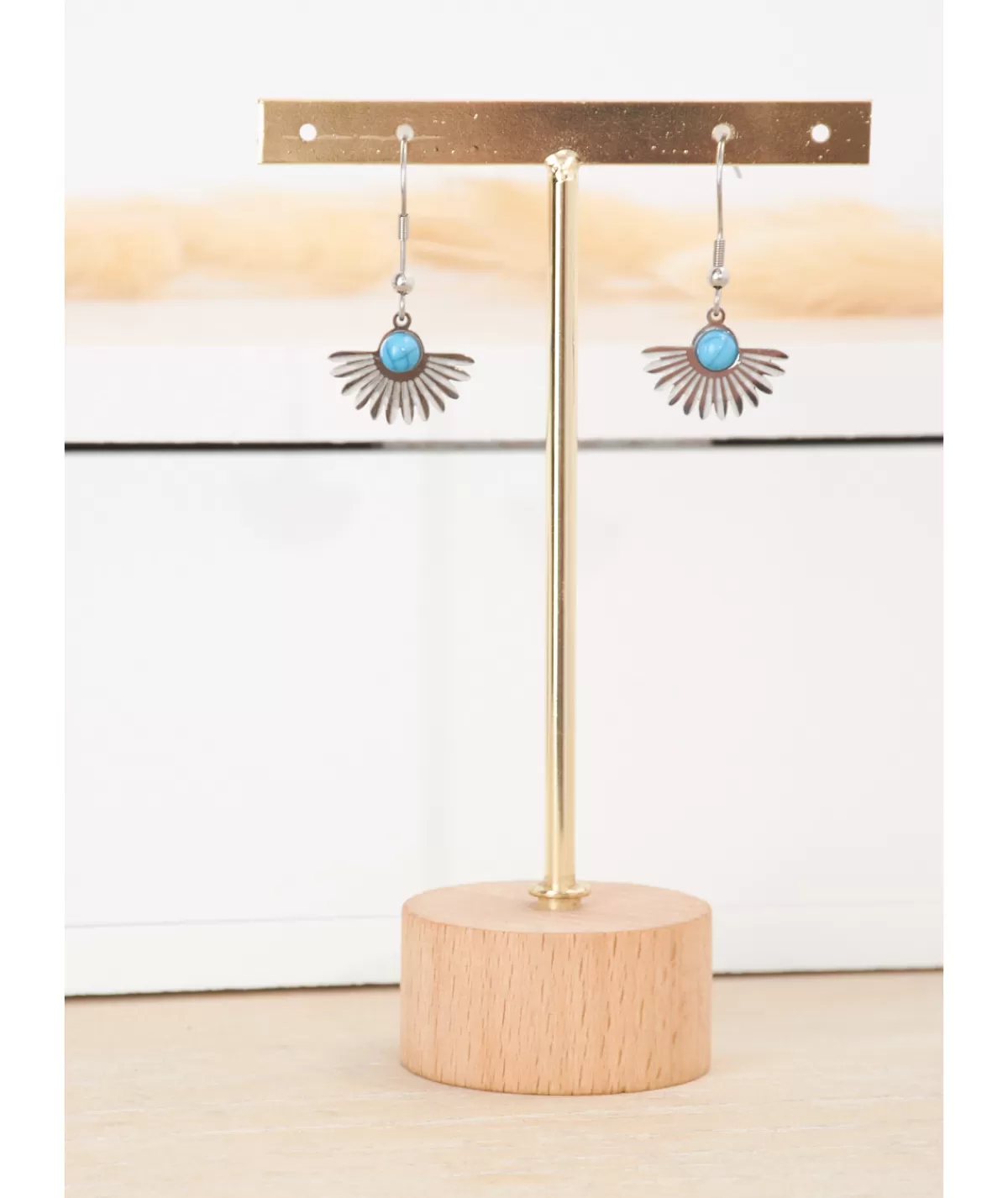 La boutique de Lilie Bijoux>BOUCLE D'OREILLE ELHYNE Dore