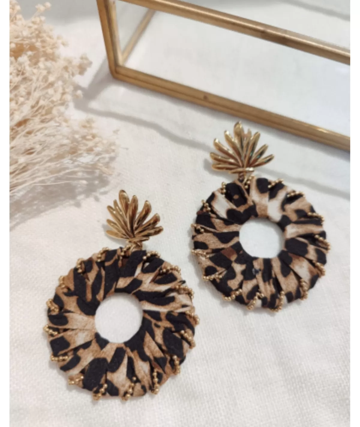 La boutique de Lilie Bijoux>BOUCLES D'OREILLES CLEMENT Dore
