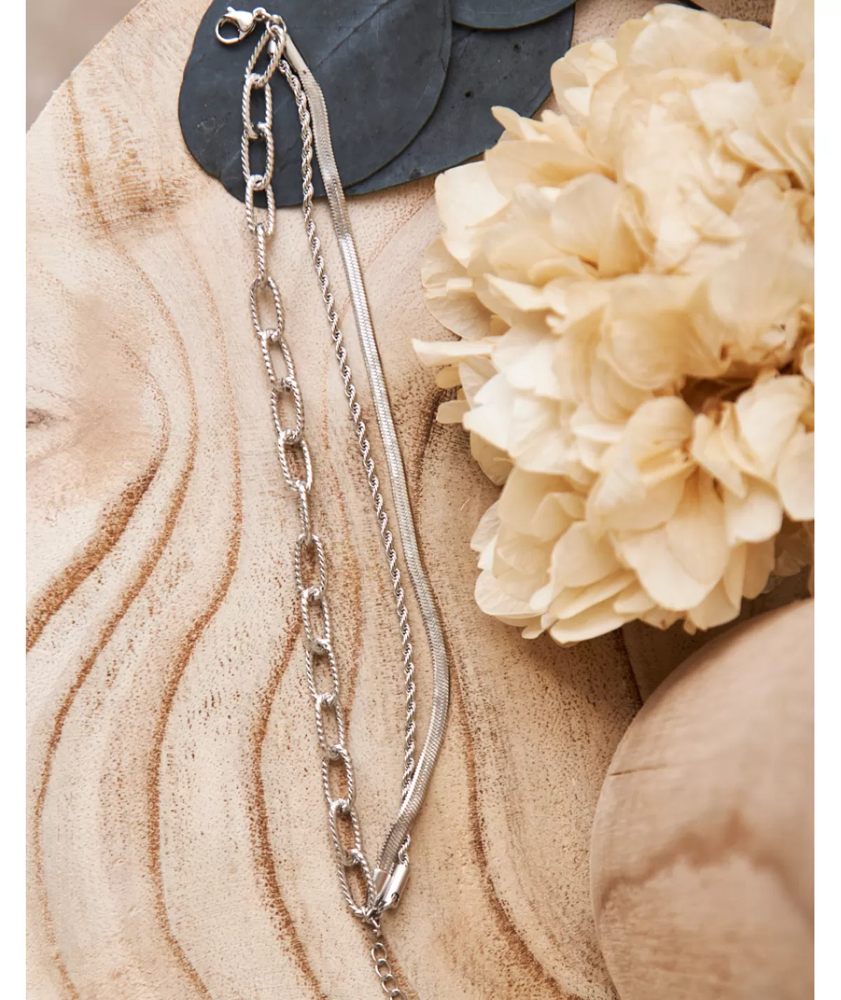 La boutique de Lilie Bijoux>BRACELET AURELIE Argente