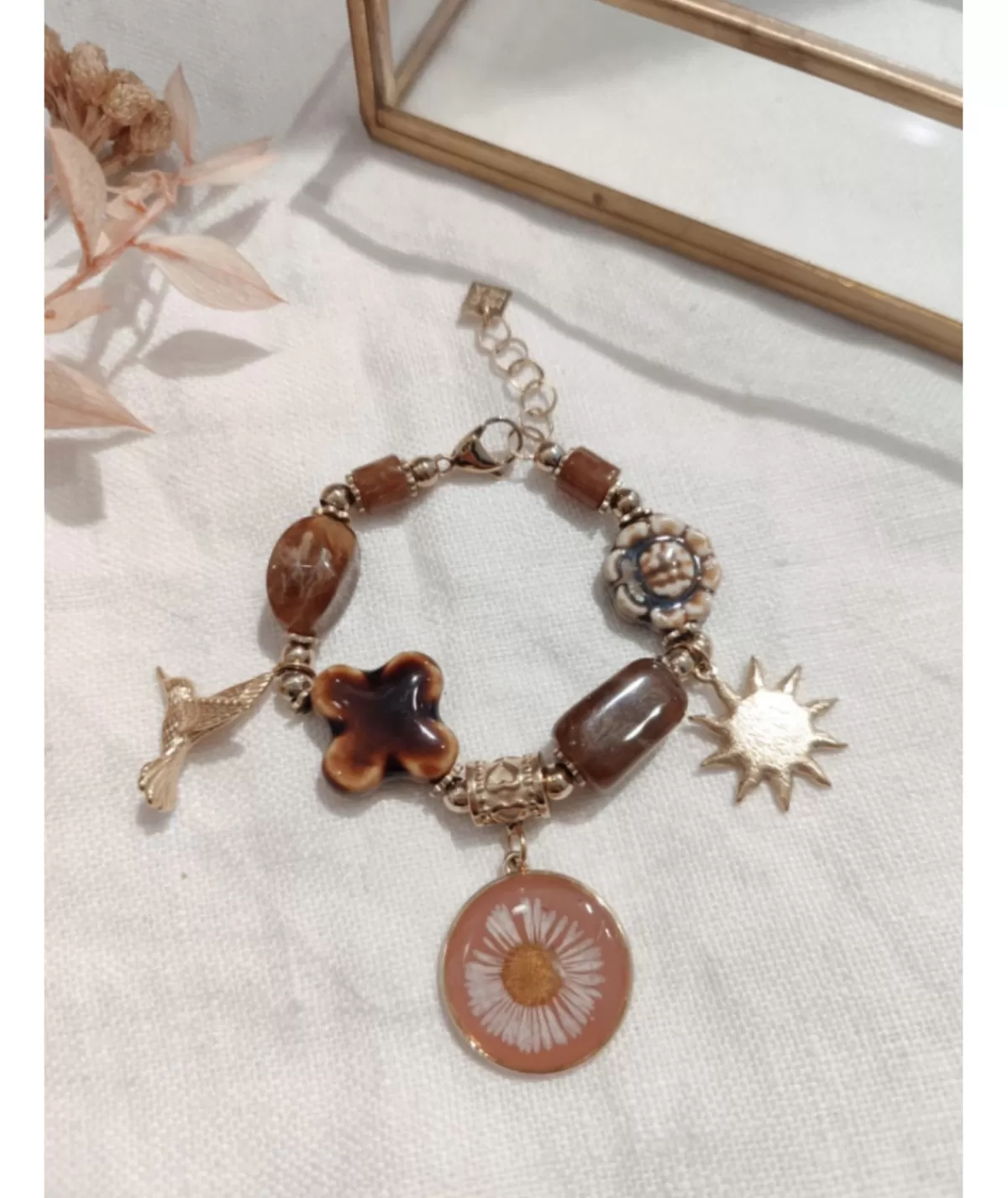 La boutique de Lilie Bijoux>BRACELET CAMERON Dore