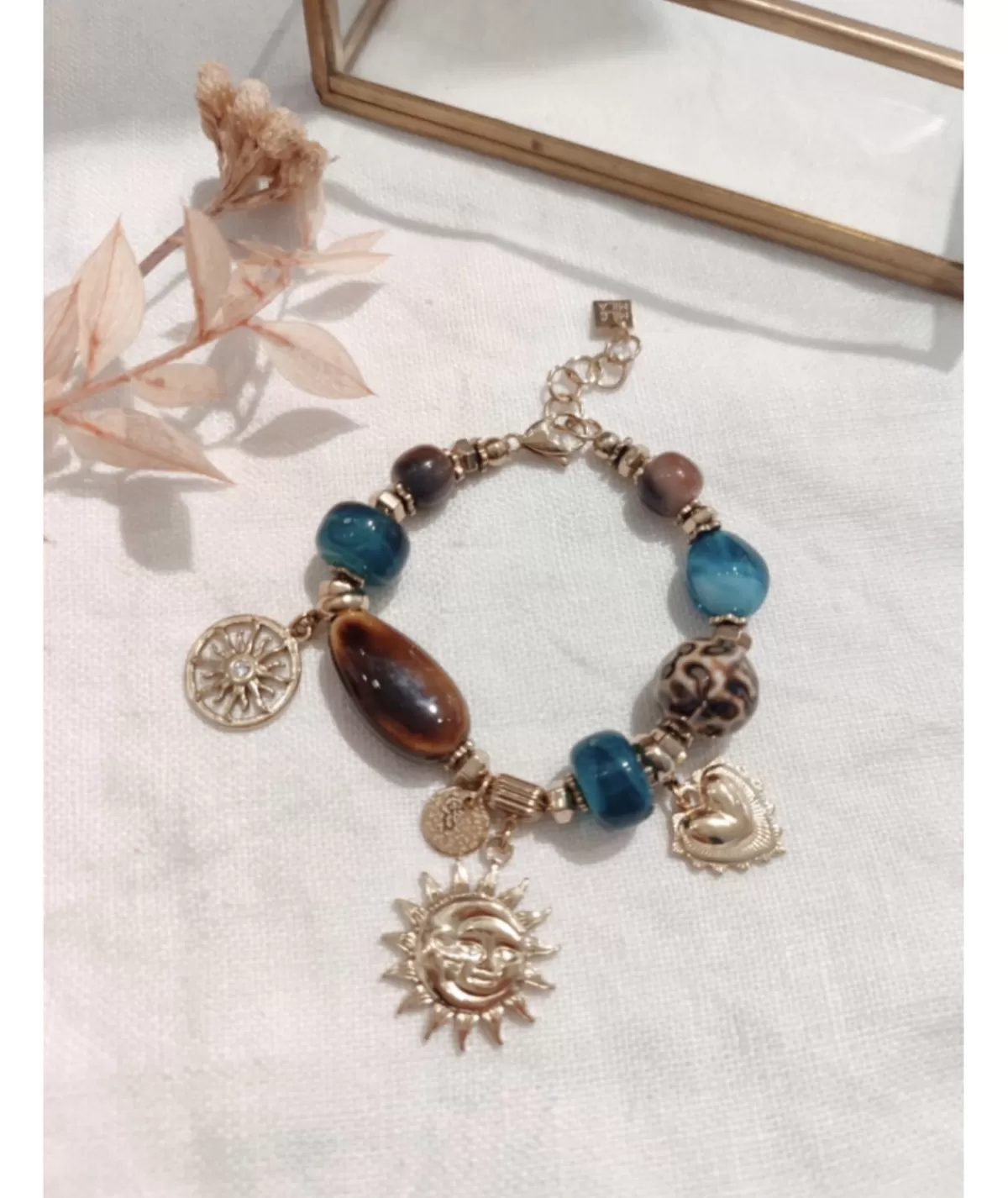 La boutique de Lilie Bijoux>BRACELET JEREMY Dore