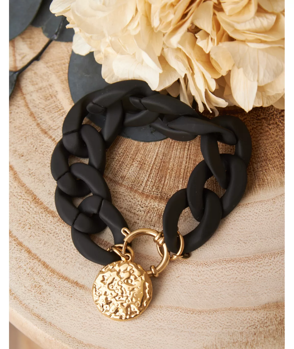 La boutique de Lilie Bijoux>BRACELET MILA Noir