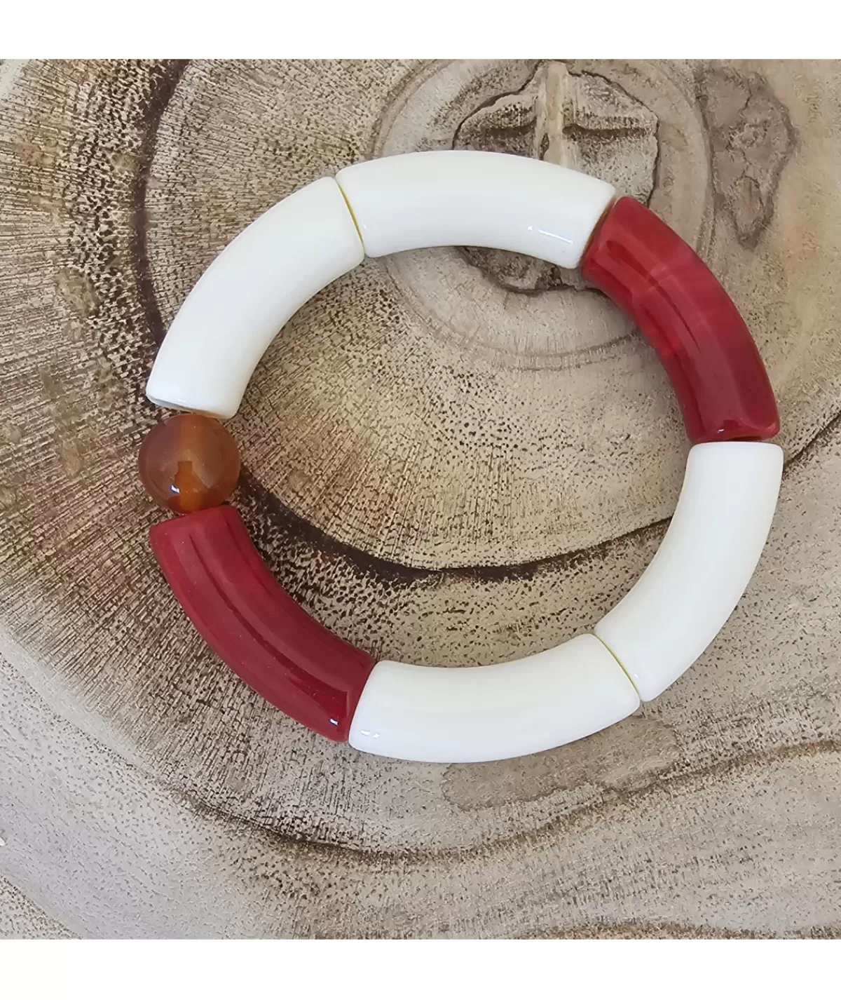 La boutique de Lilie Bijoux>BRACELET MONALISA Rouge