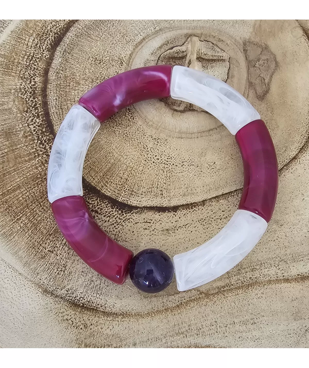 La boutique de Lilie Bijoux>BRACELET MONALISA Violet