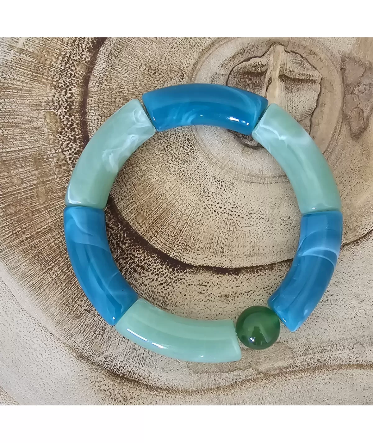 La boutique de Lilie Bijoux>BRACELET MONALISA Bleu