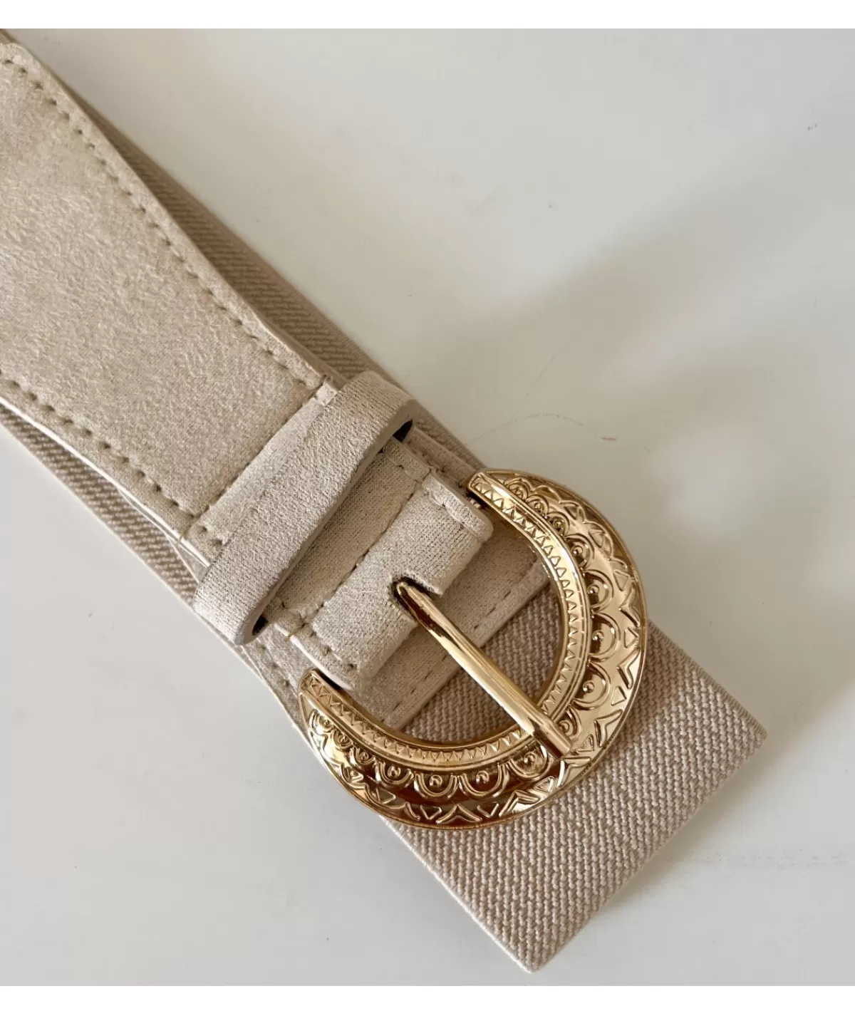 La boutique de Lilie Ceintures>CEINTURE CAROLE Beige