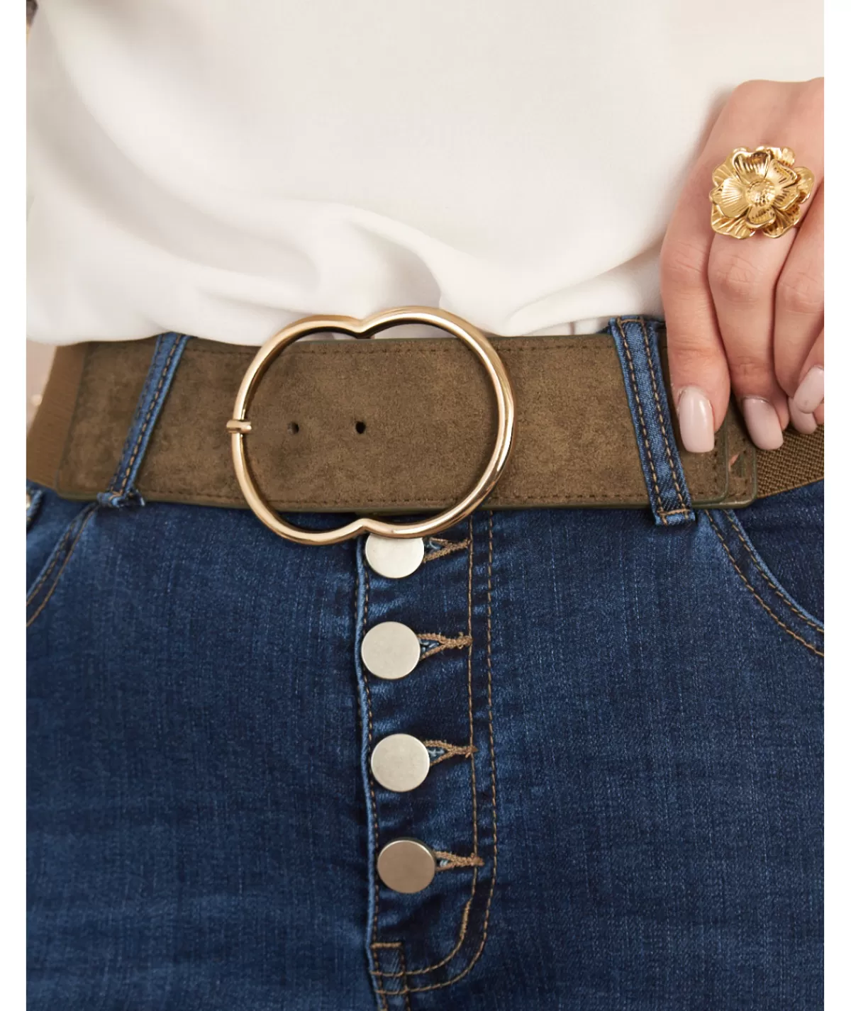 La boutique de Lilie Ceintures>CEINTURE DEBRA II Kaki