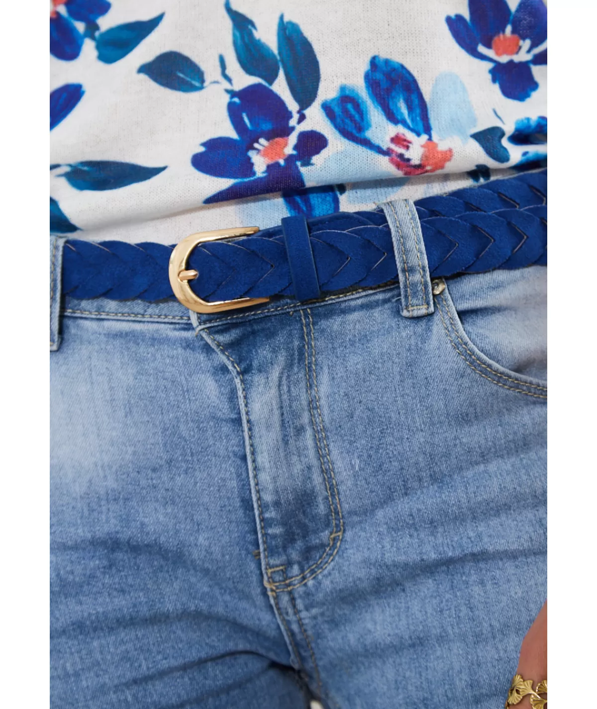 La boutique de Lilie Ceintures>CEINTURE DERINA Bleuelectrique