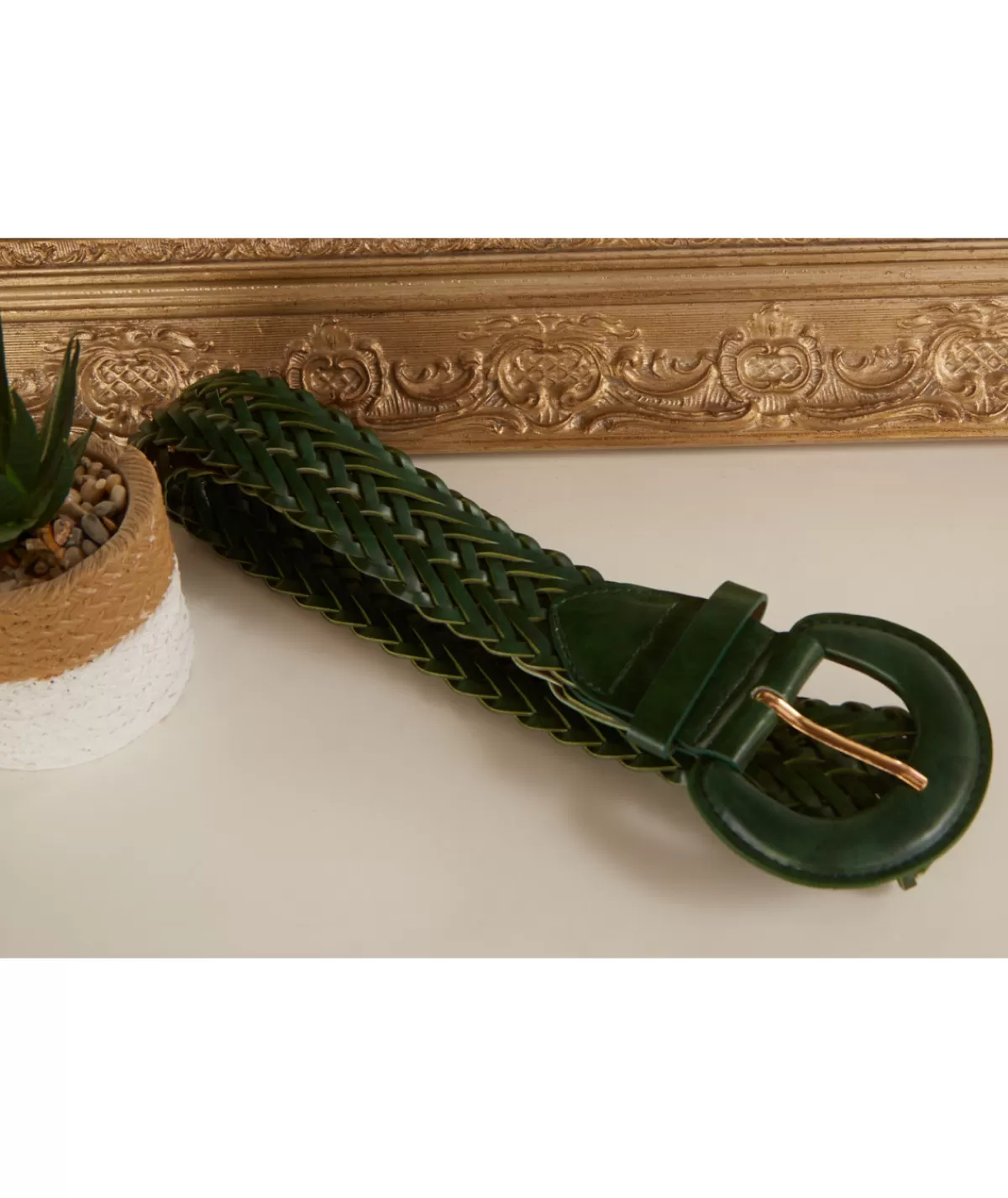 La boutique de Lilie Ceintures>CEINTURE FABIENNE Vert