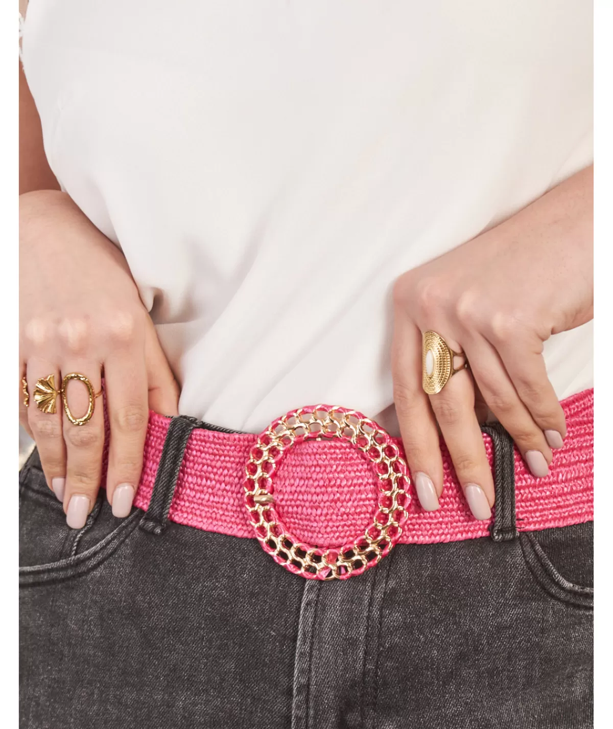 La boutique de Lilie Ceintures>CEINTURE INAYA Fushia