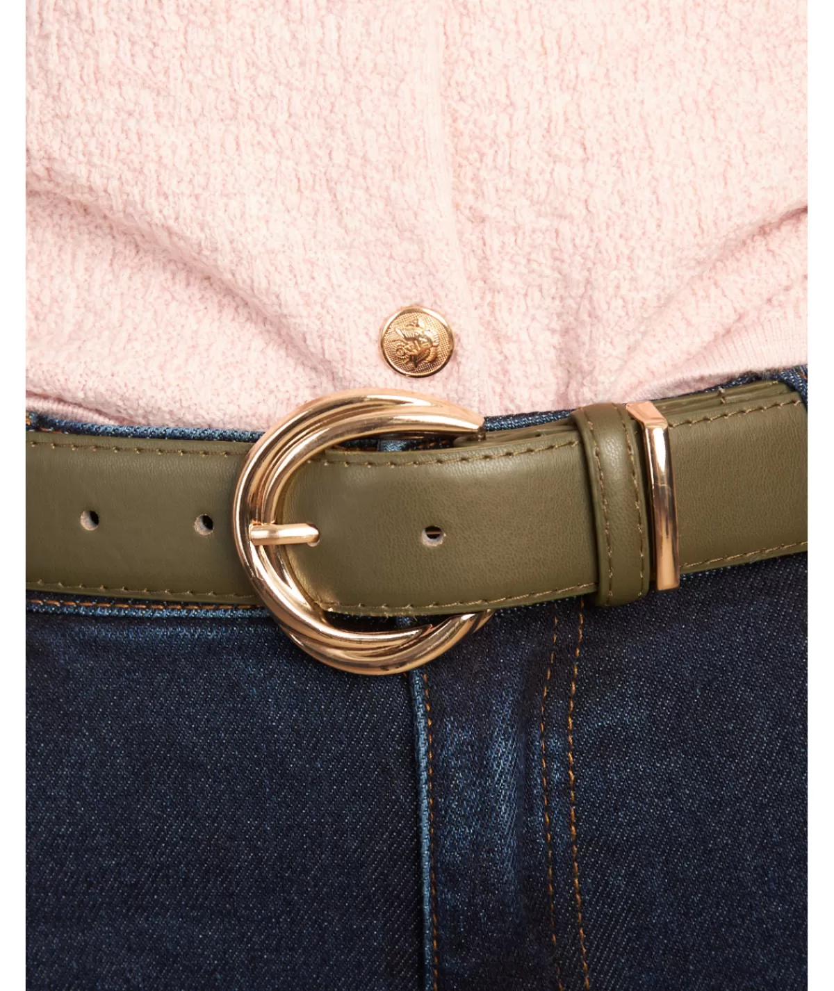 La boutique de Lilie Ceintures>CEINTURE IRENE Kaki