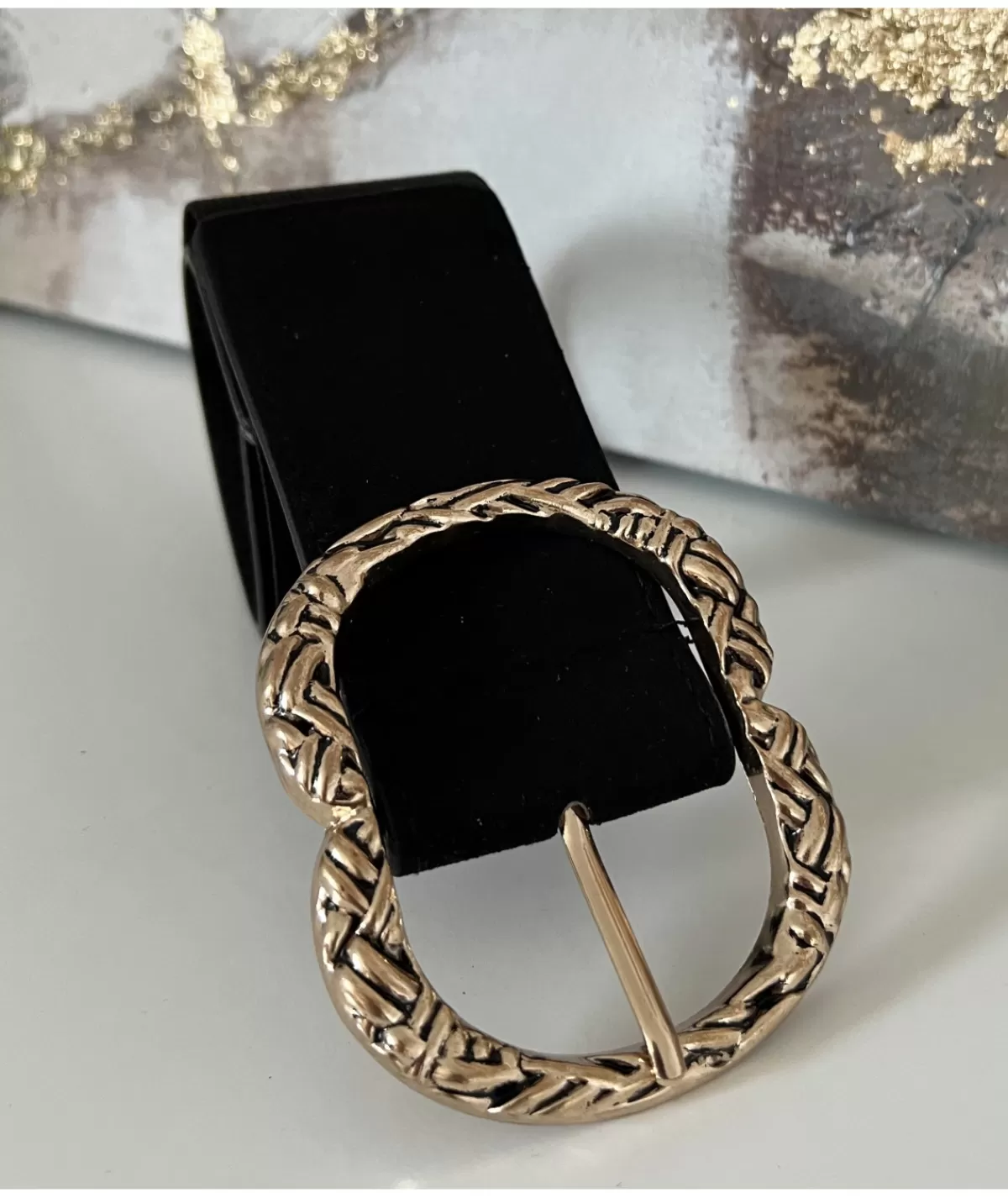 La boutique de Lilie Ceintures>CEINTURE MONICA Noir