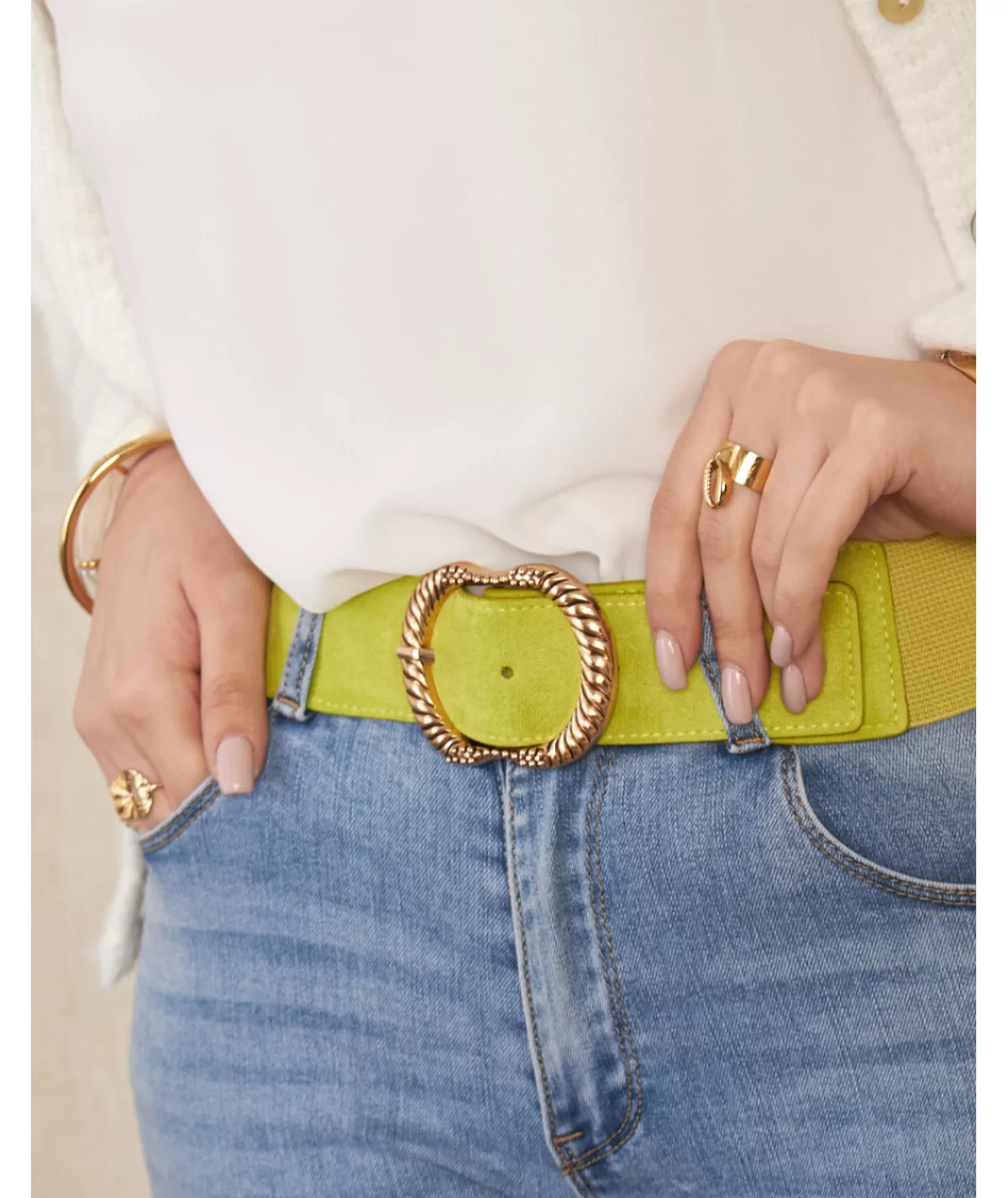 La boutique de Lilie Ceintures>CEINTURE NINON Vert