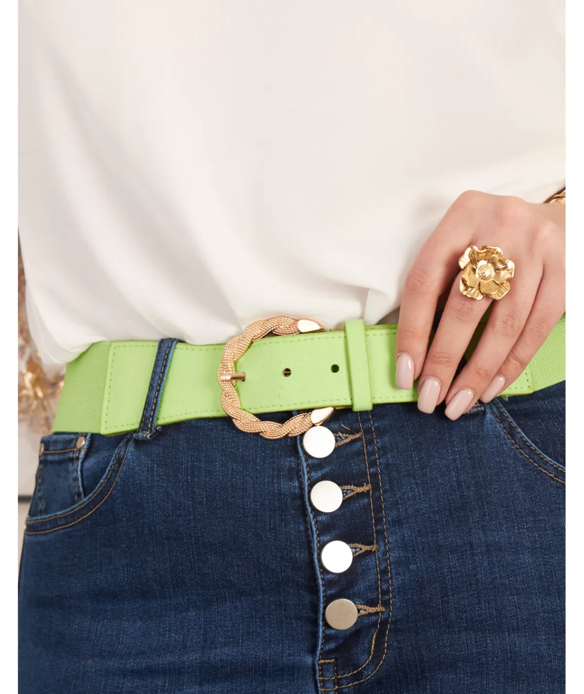 La boutique de Lilie Ceintures>CEINTURE OCEANE Vert