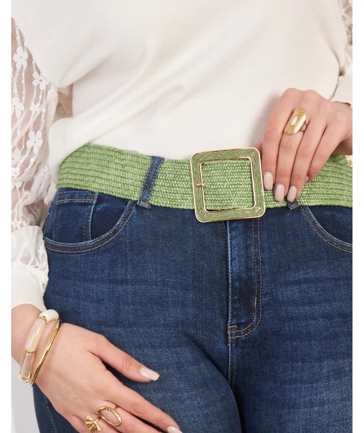 La boutique de Lilie Ceintures>CEINTURE PATTY Vert