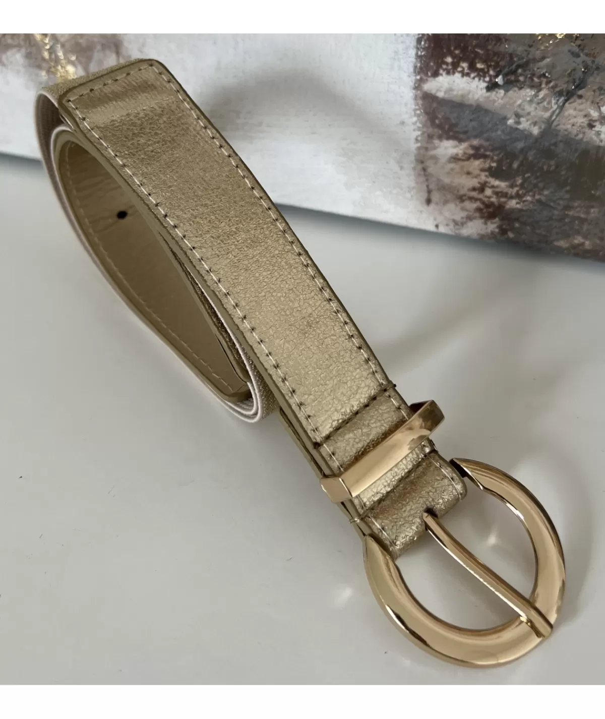 La boutique de Lilie Ceintures>CEINTURE PENELOPPE Dore