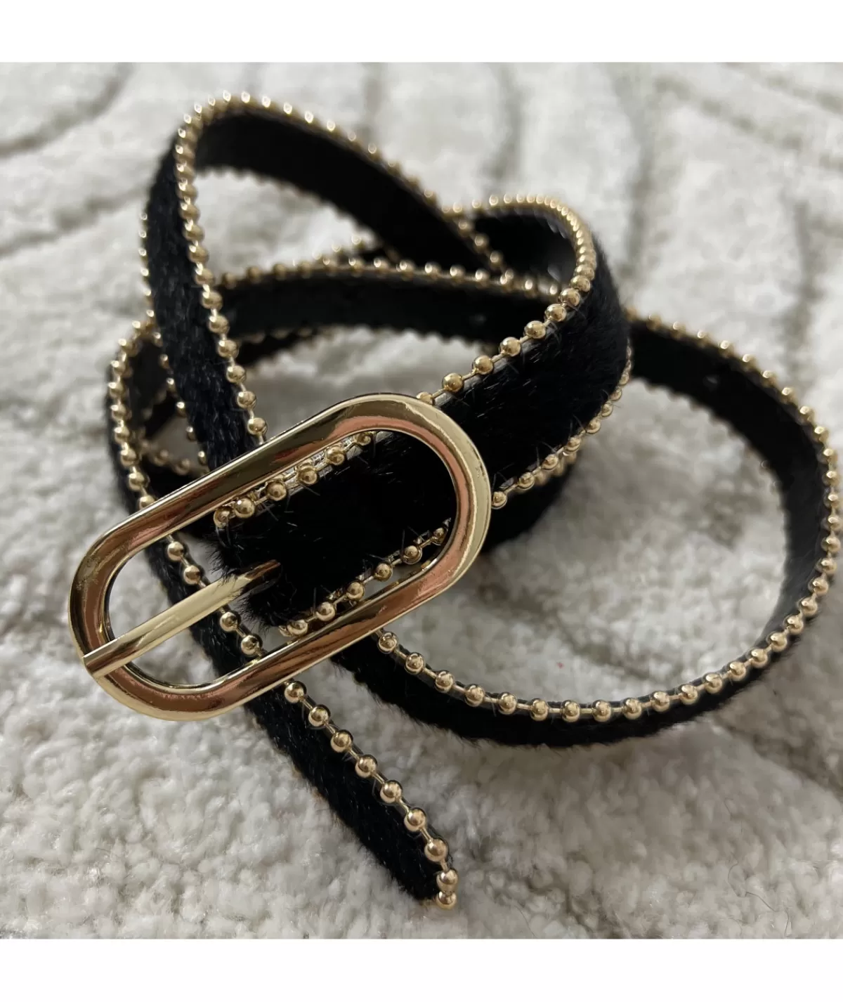 La boutique de Lilie Ceintures>CEINTURE VALENTIN Noir