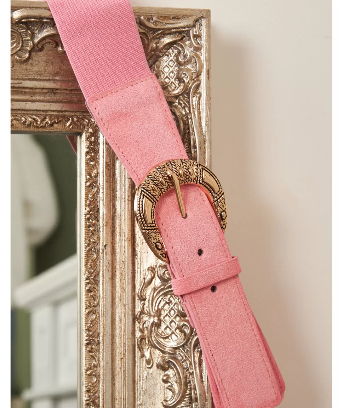 La boutique de Lilie Ceintures>CEINTURE VALERIE Rose