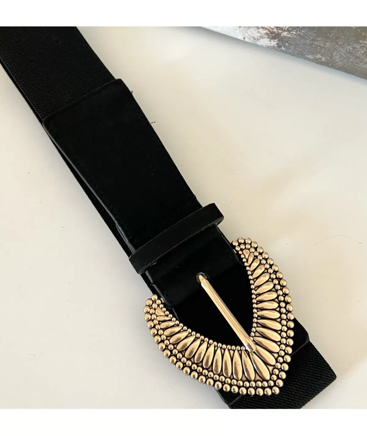 La boutique de Lilie Ceintures>CEINTURE VINCIANE Noir