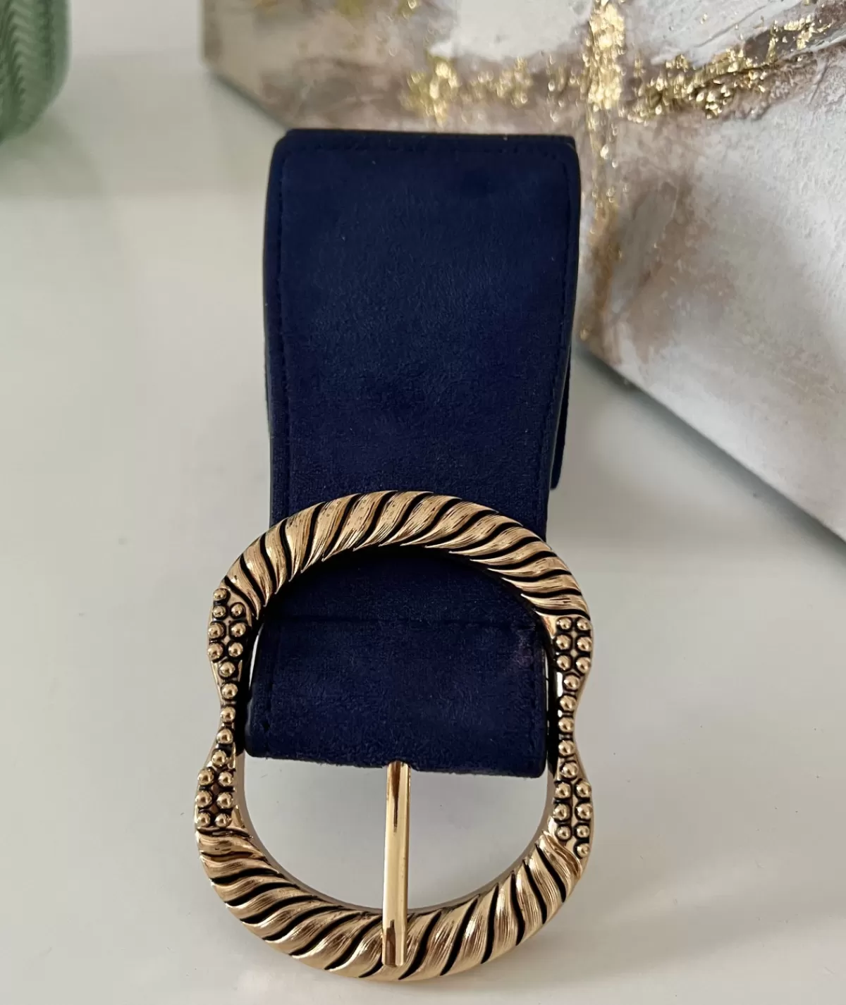 La boutique de Lilie Ceintures>CEINTURE VIRGINIE Marine