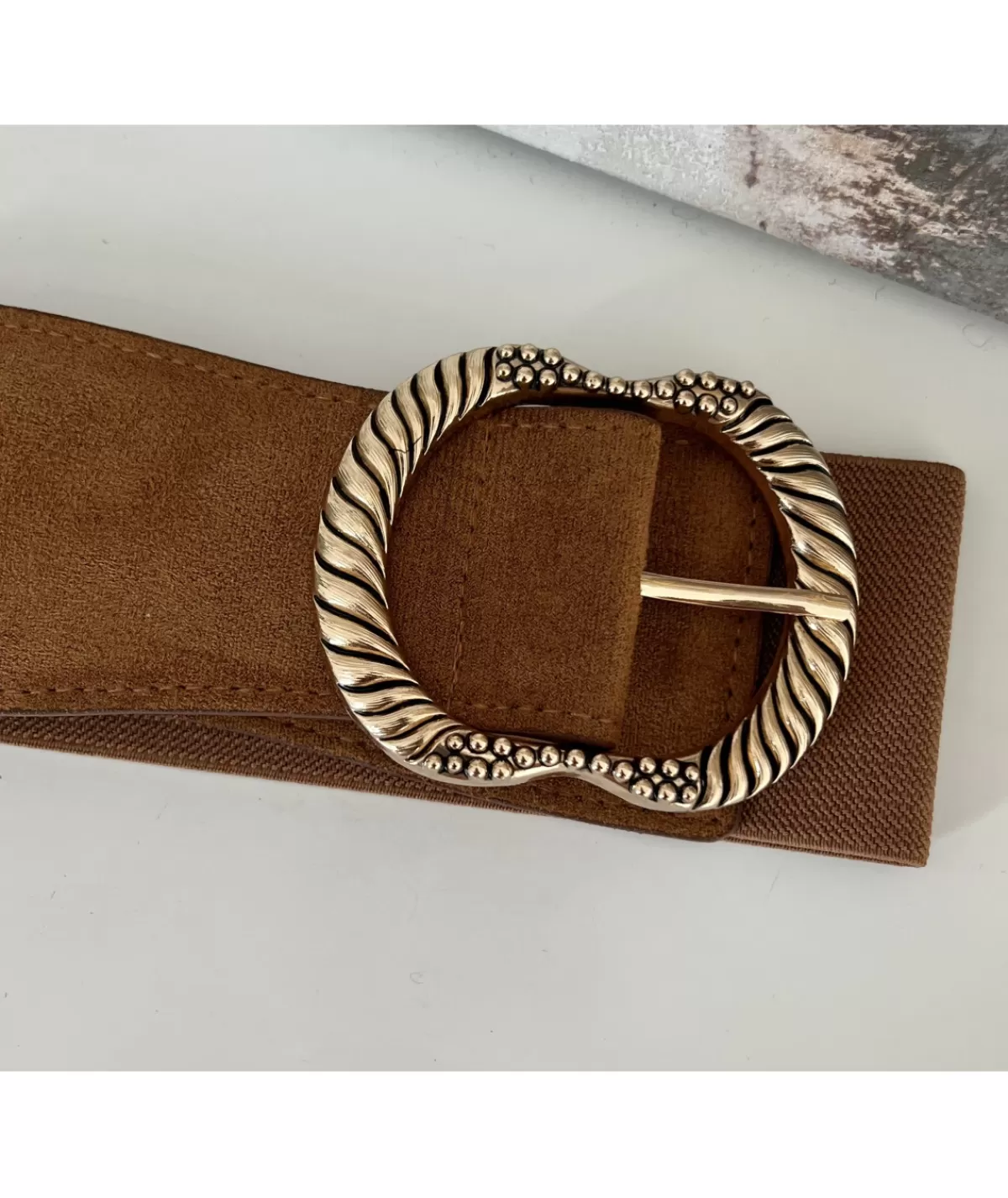 La boutique de Lilie Ceintures>CEINTURE VIRGINIE Camel