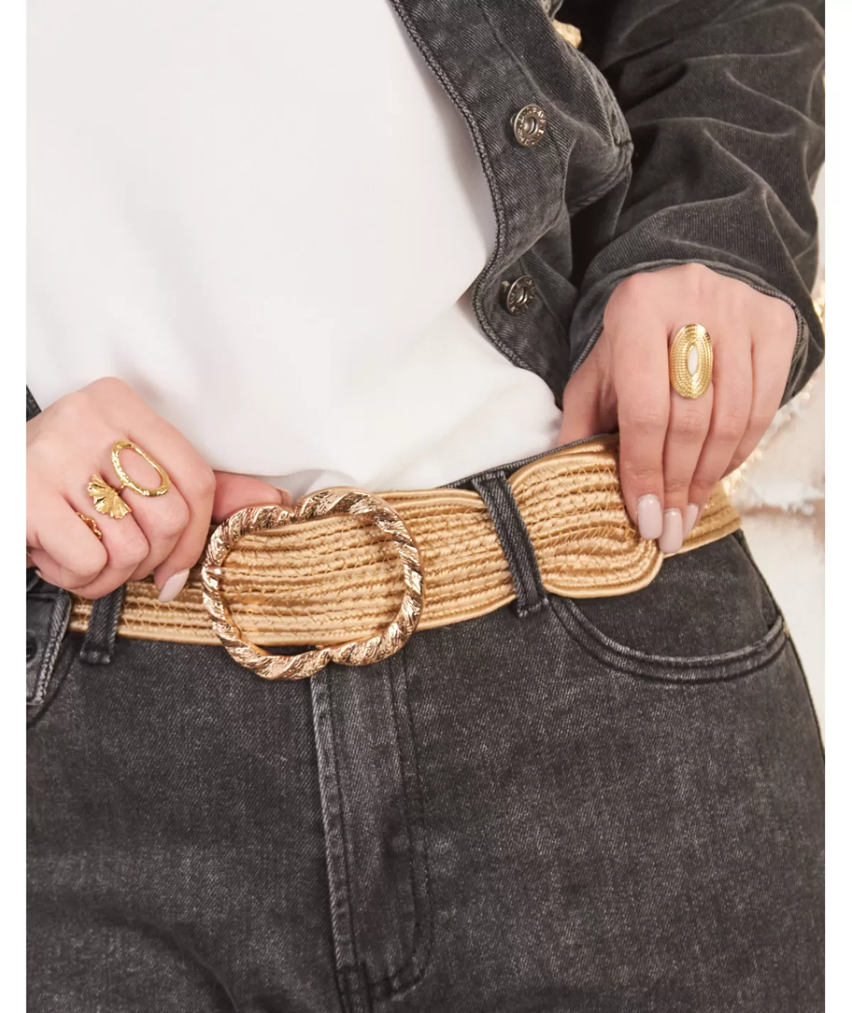 La boutique de Lilie Ceintures>CEINTURE XABINA Taupe