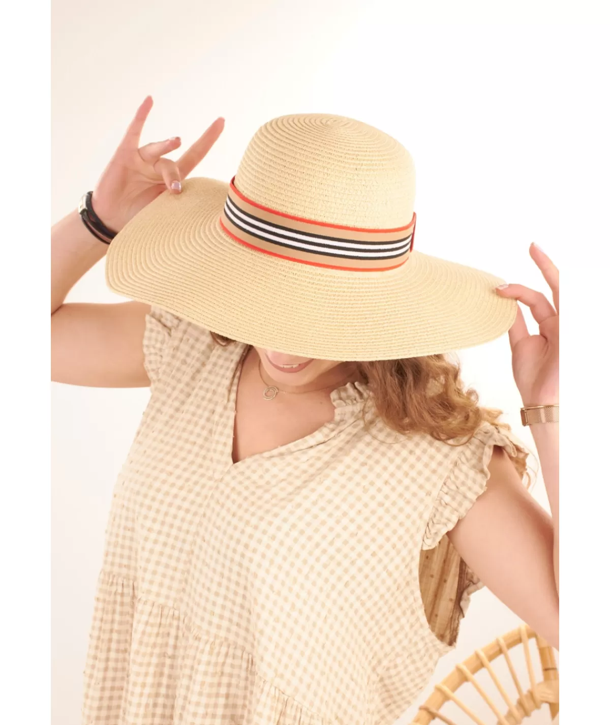 La boutique de Lilie Lingerie & Bain | Sacs / Idées Cadeaux>CHAPEAU GABRIELLE Beige