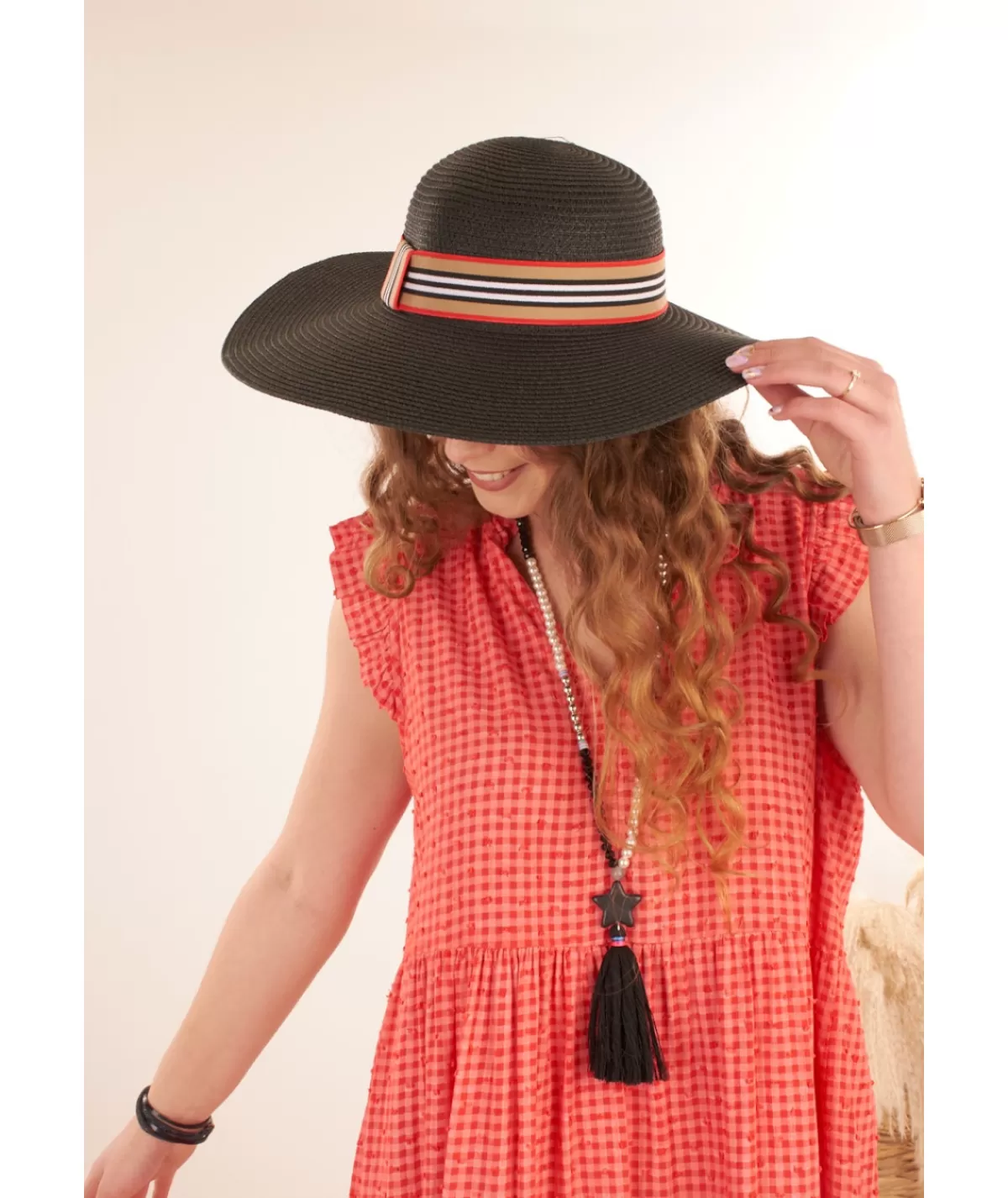 La boutique de Lilie Lingerie & Bain | Sacs / Idées Cadeaux>CHAPEAU GABRIELLE Noir