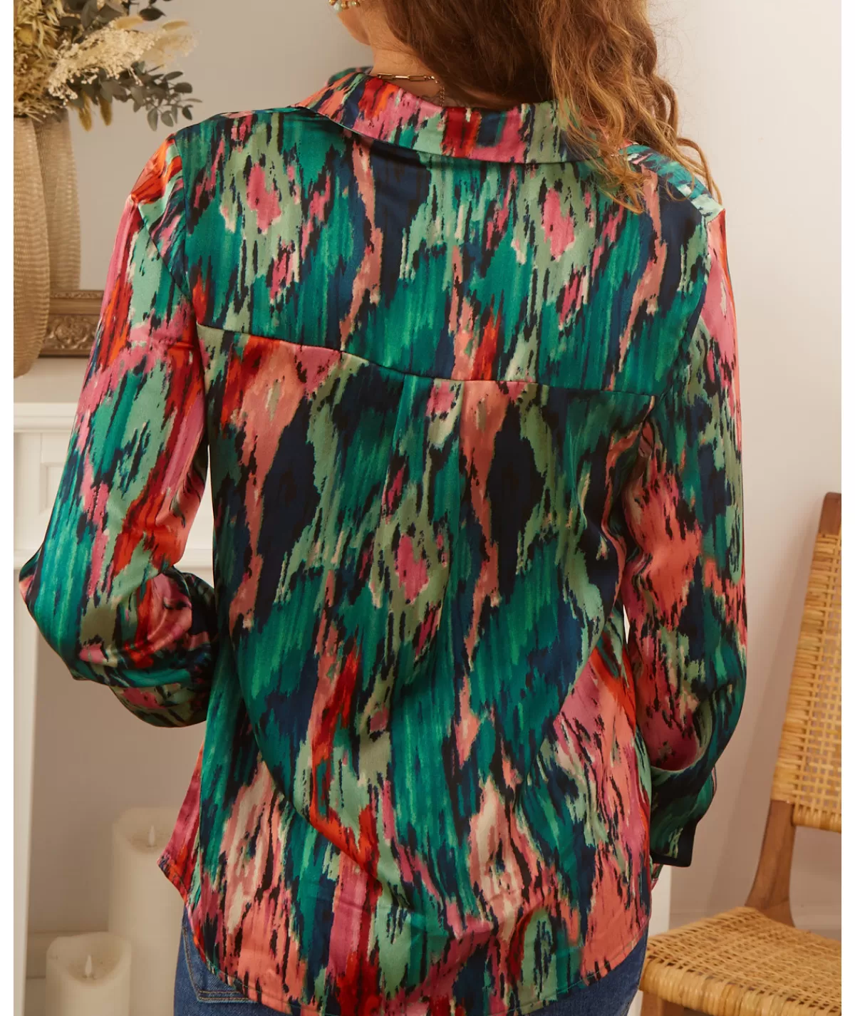 La boutique de Lilie Chemises>CHEMISE ALISSA Vert