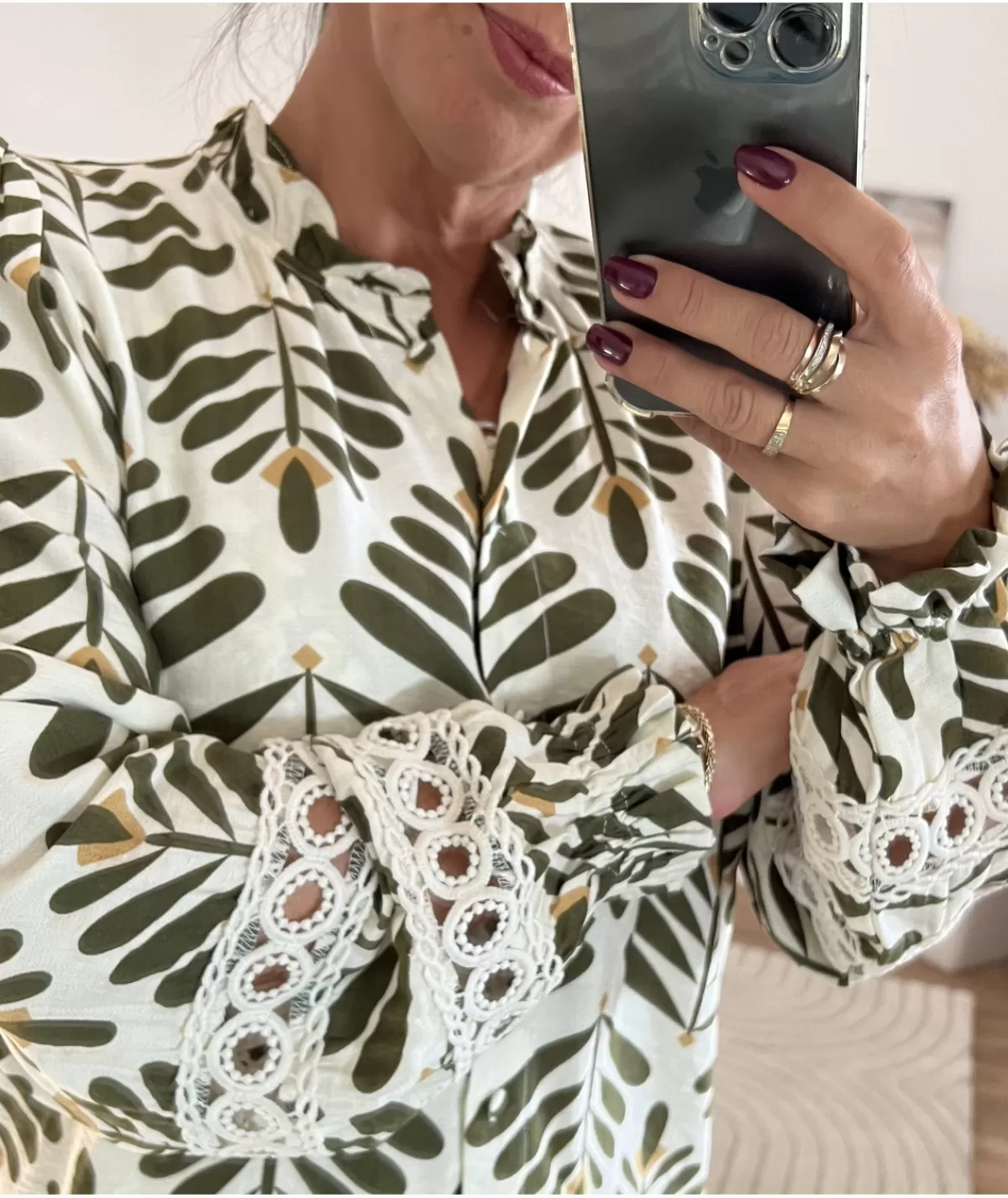 La boutique de Lilie Chemises>CHEMISE ANATOLE Vert