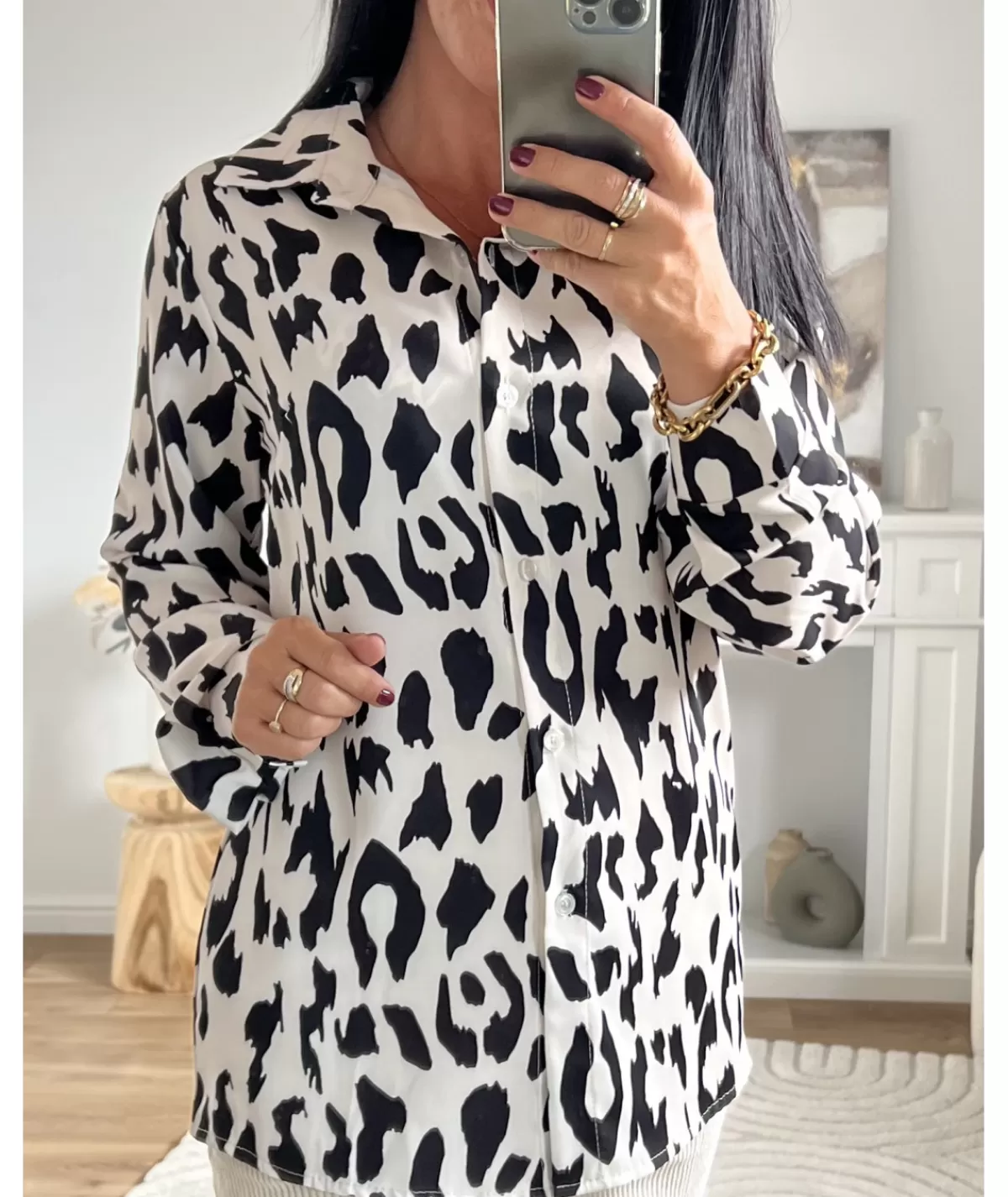 La boutique de Lilie Chemises>CHEMISE ANTOINE Blanc