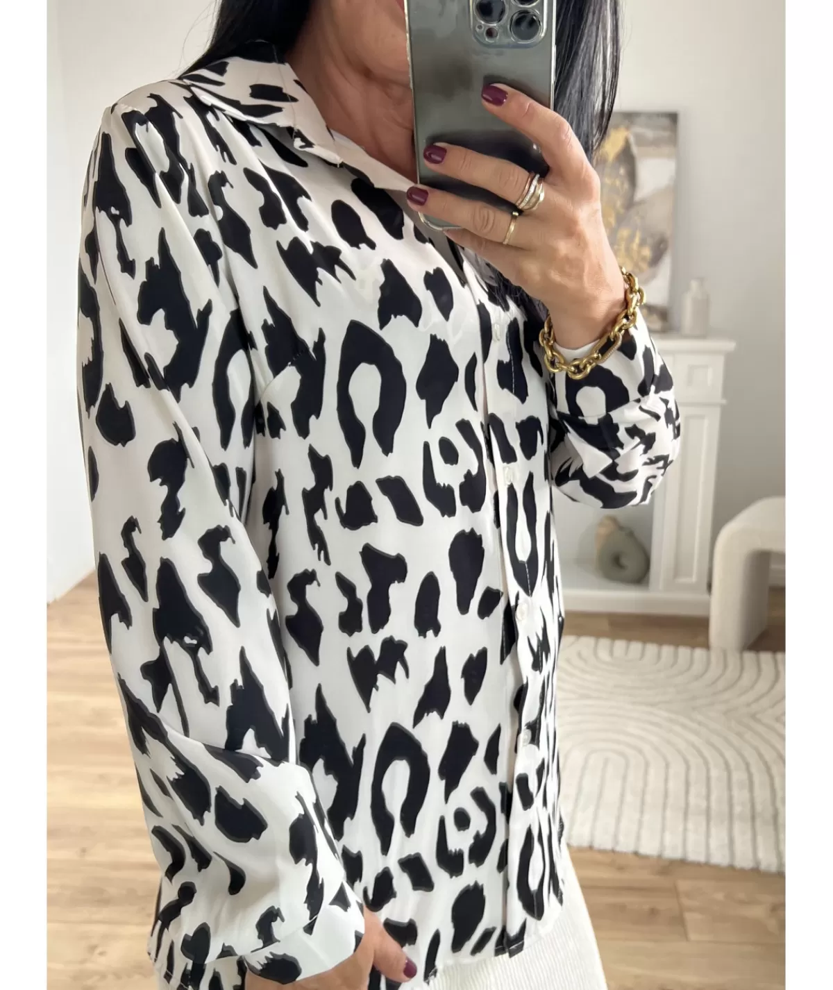 La boutique de Lilie Chemises>CHEMISE ANTOINE Blanc