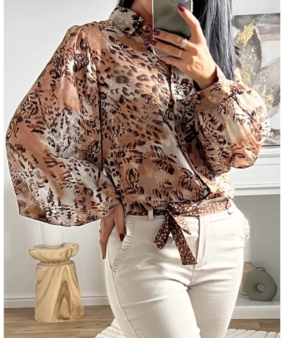 La boutique de Lilie Chemises>CHEMISE BRADLEY Camel
