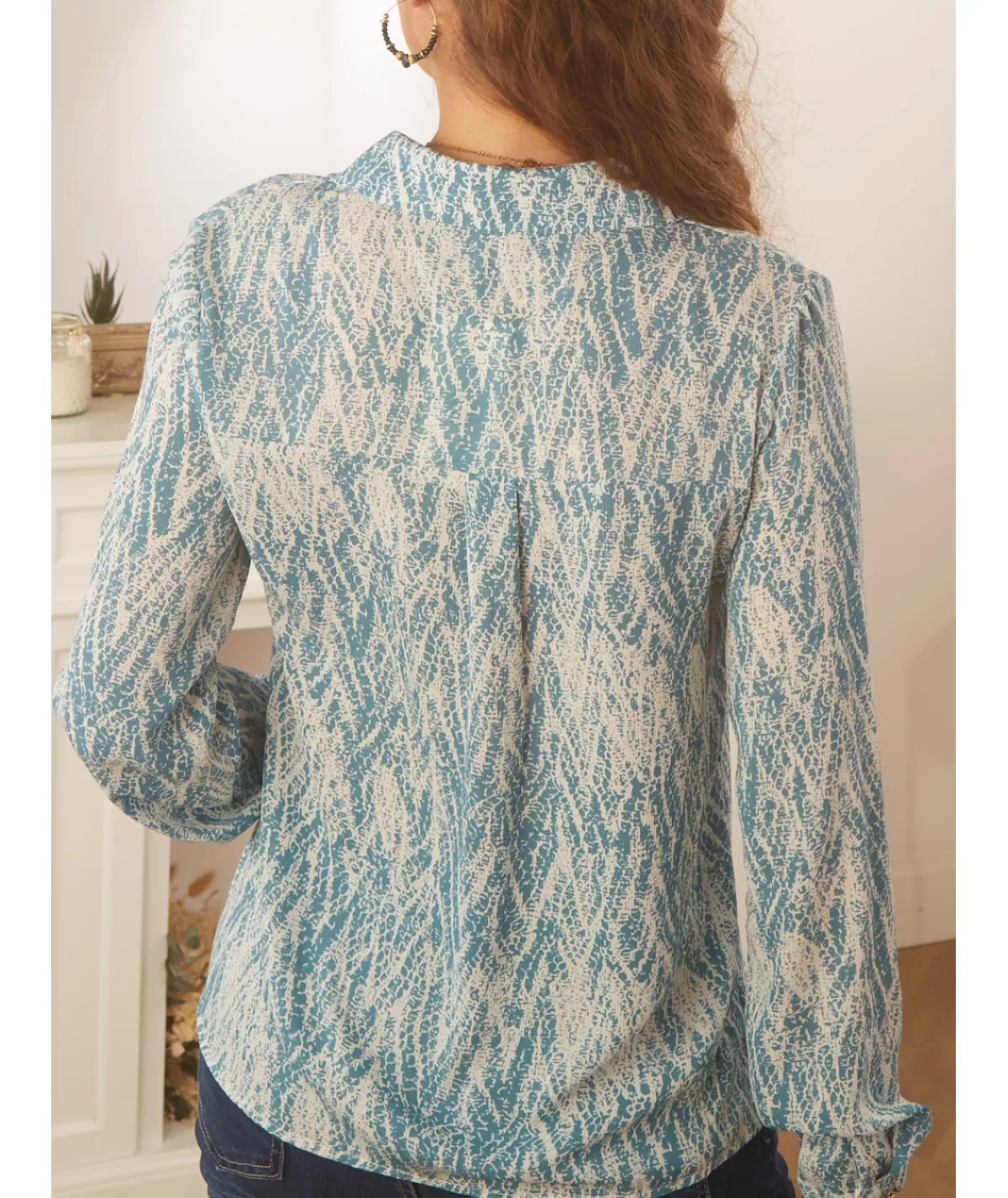 La boutique de Lilie Chemises>CHEMISE EGLANTINE Vert