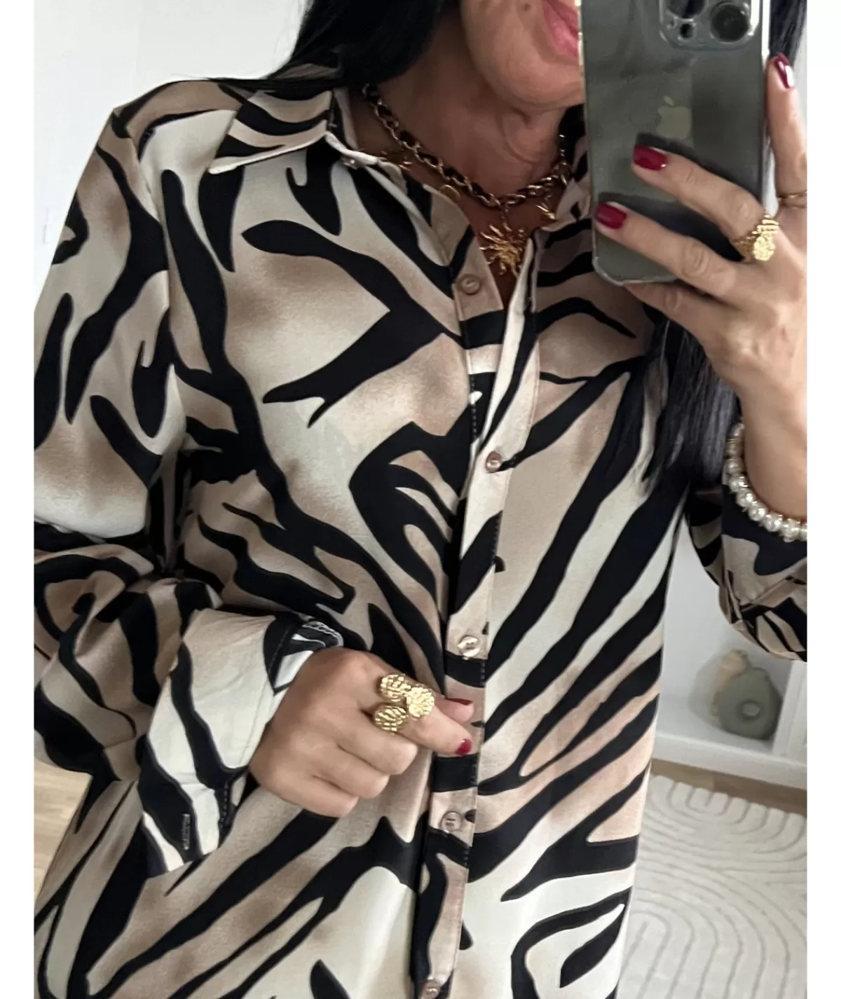 La boutique de Lilie Chemises>CHEMISE EULALIE Taupe