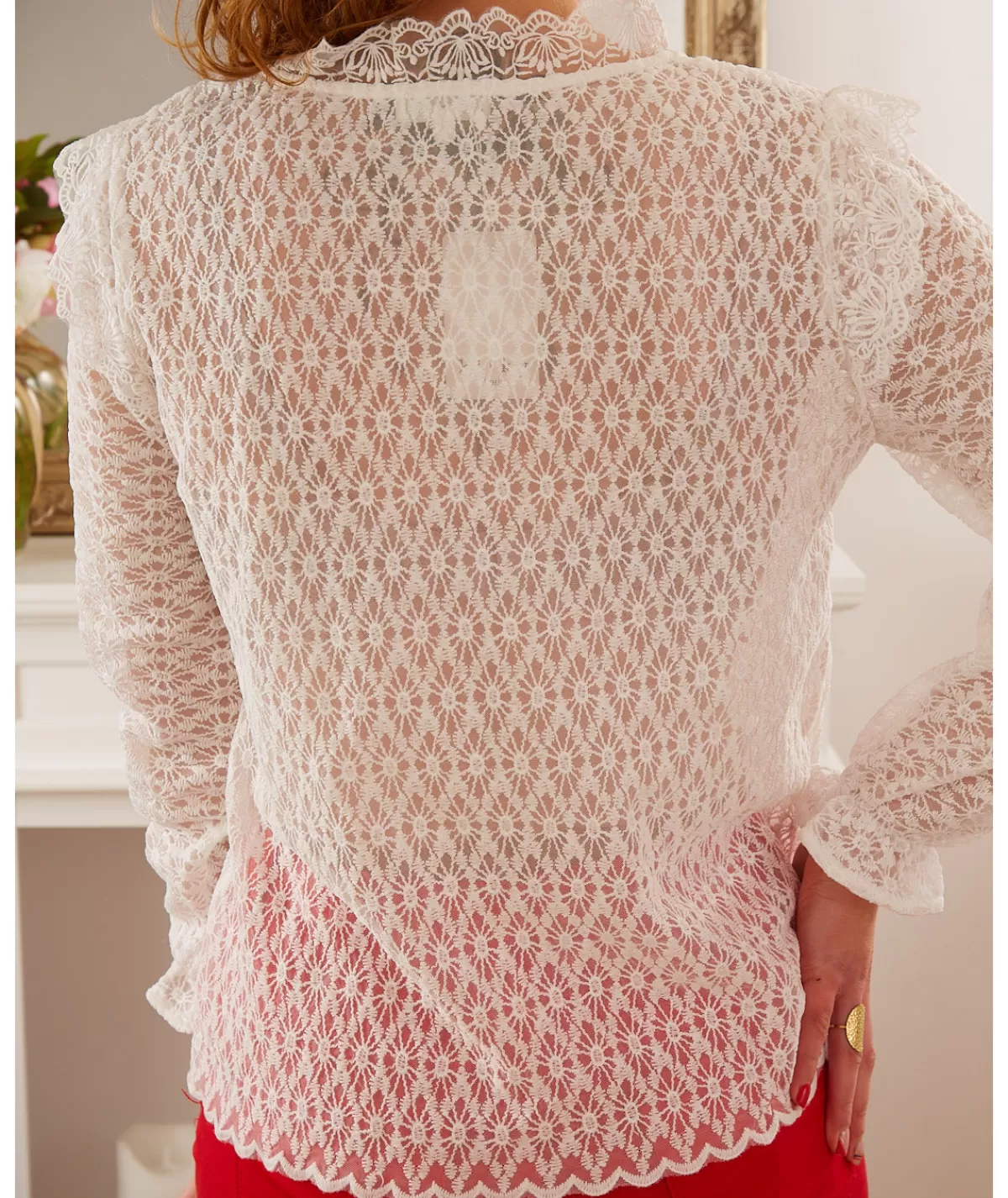 La boutique de Lilie Tops / Blouses>CHEMISE FABIANA Blanc