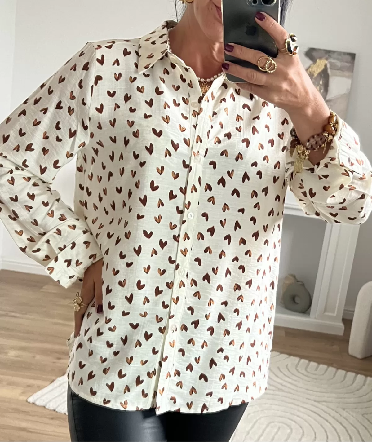 La boutique de Lilie Chemises>CHEMISE GRAZIELLA Taupe