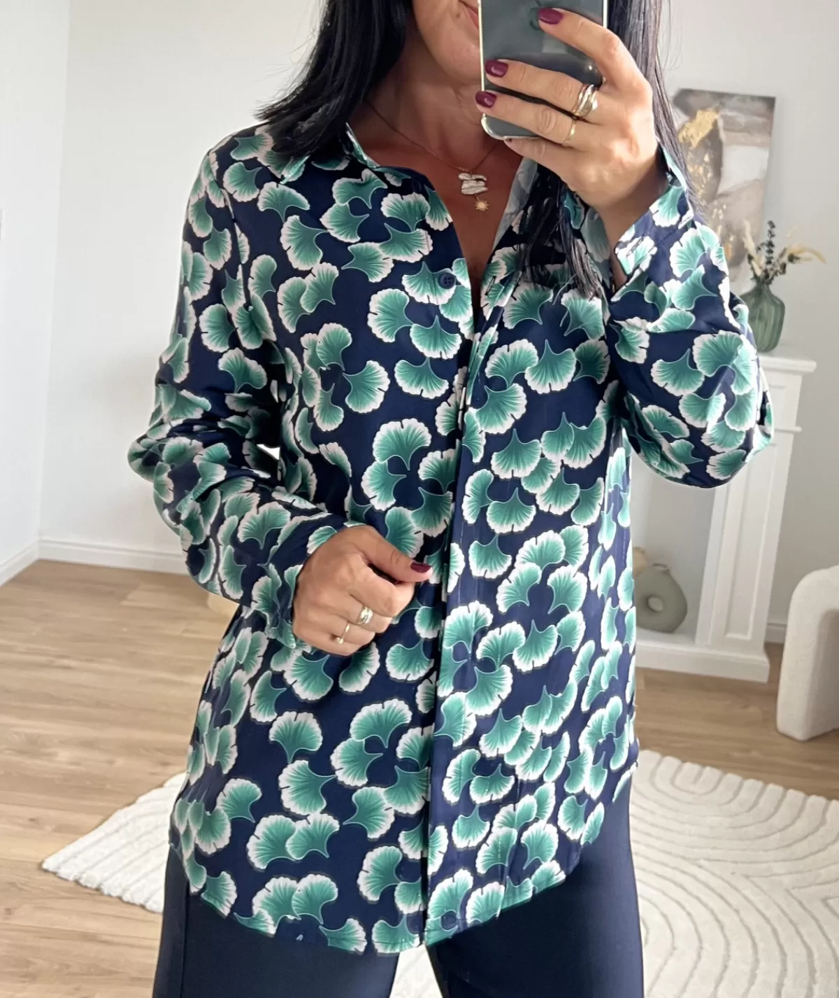 La boutique de Lilie Chemises>CHEMISE GREGORY Marine