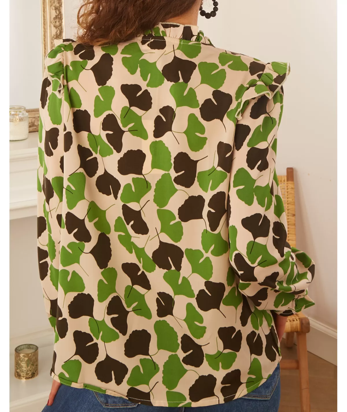 La boutique de Lilie Chemises>CHEMISE JALIA Beige