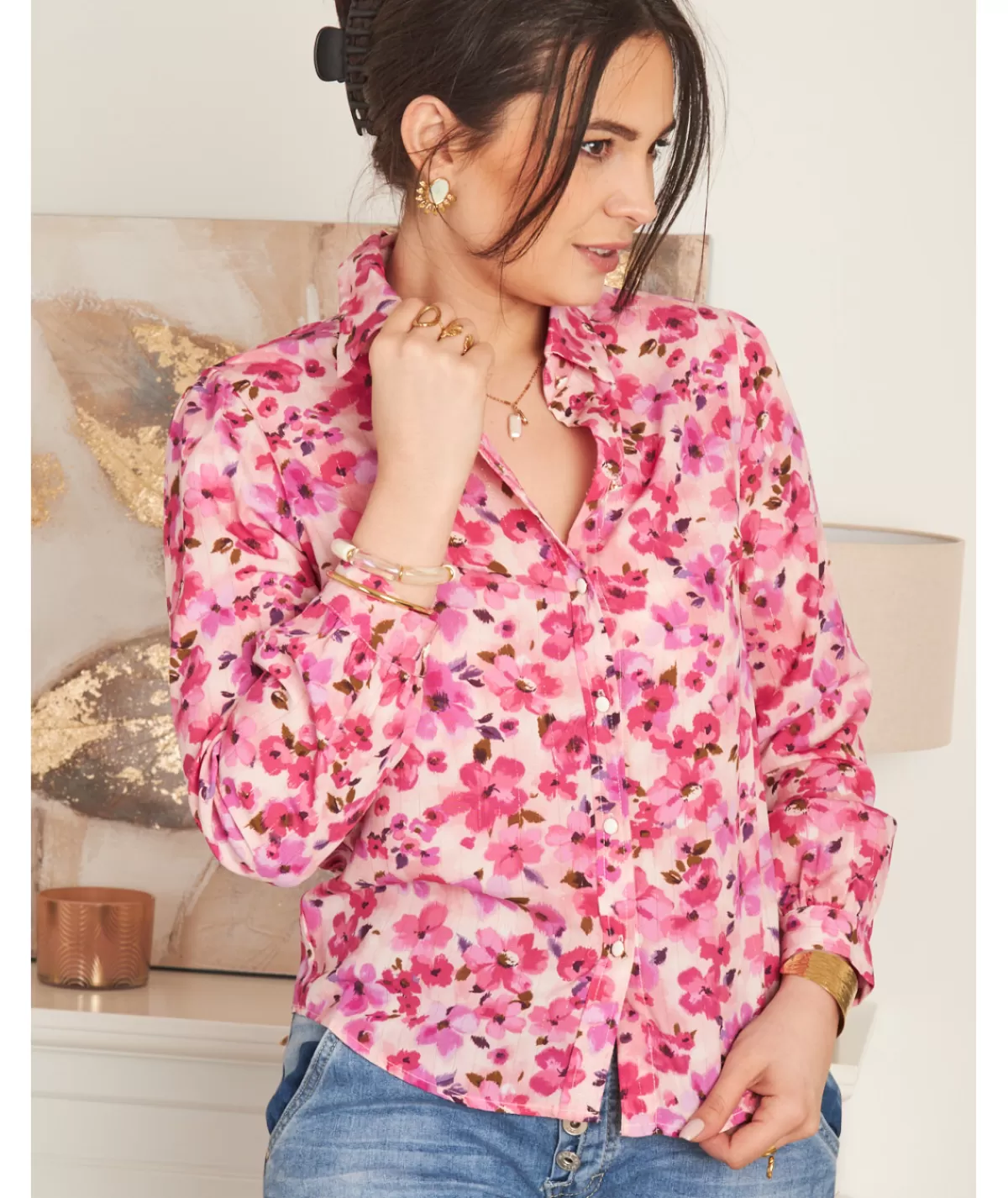 La boutique de Lilie Chemises>CHEMISE JESICCA Fushia