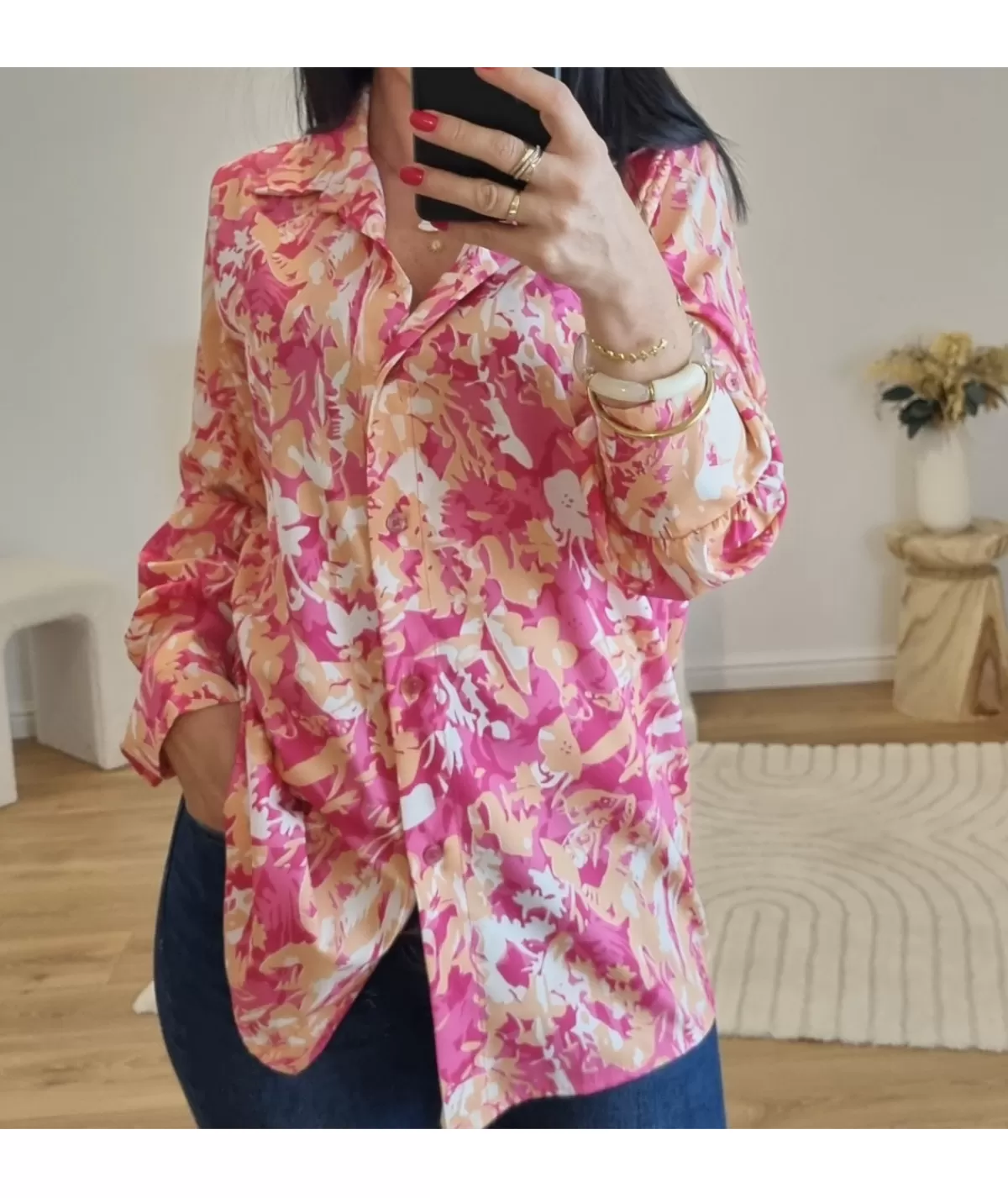 La boutique de Lilie Chemises>CHEMISE KELLY Rose