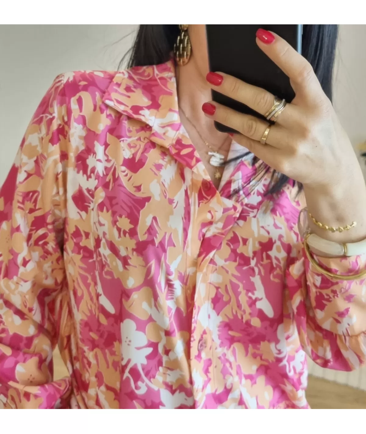 La boutique de Lilie Chemises>CHEMISE KELLY Rose