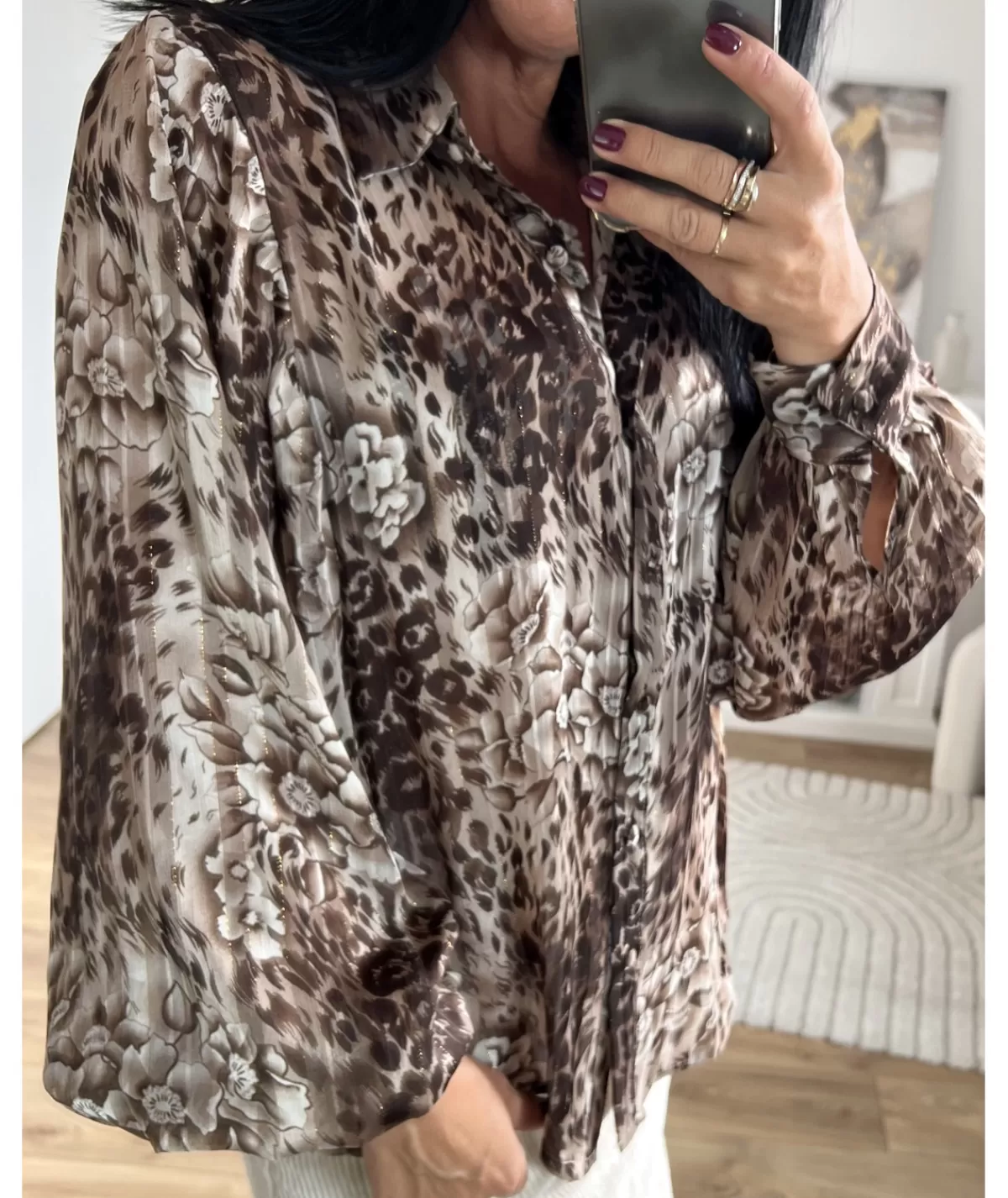 La boutique de Lilie Chemises>CHEMISE KELYA Taupe