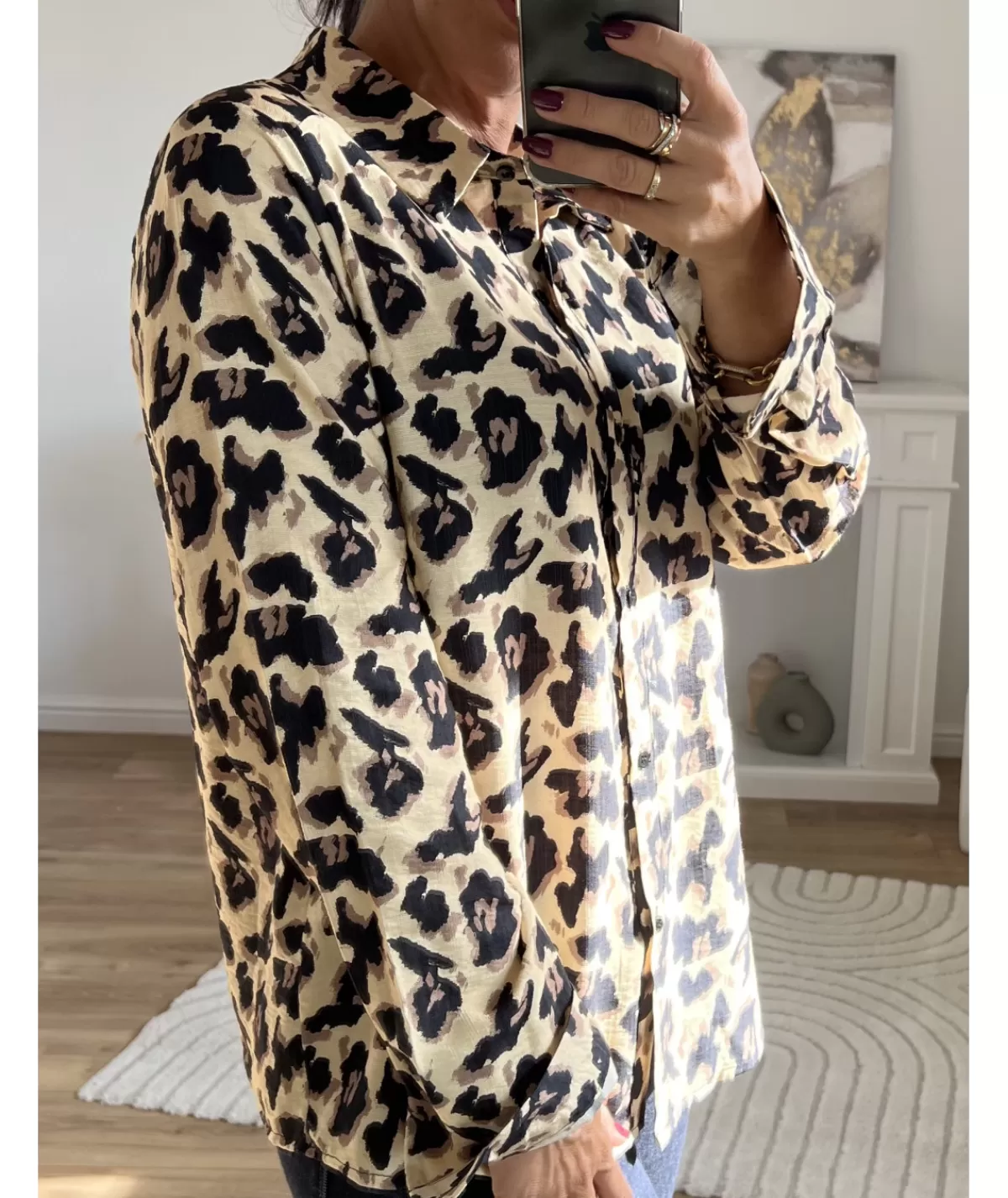 La boutique de Lilie Chemises>CHEMISE LEANDRE Beige