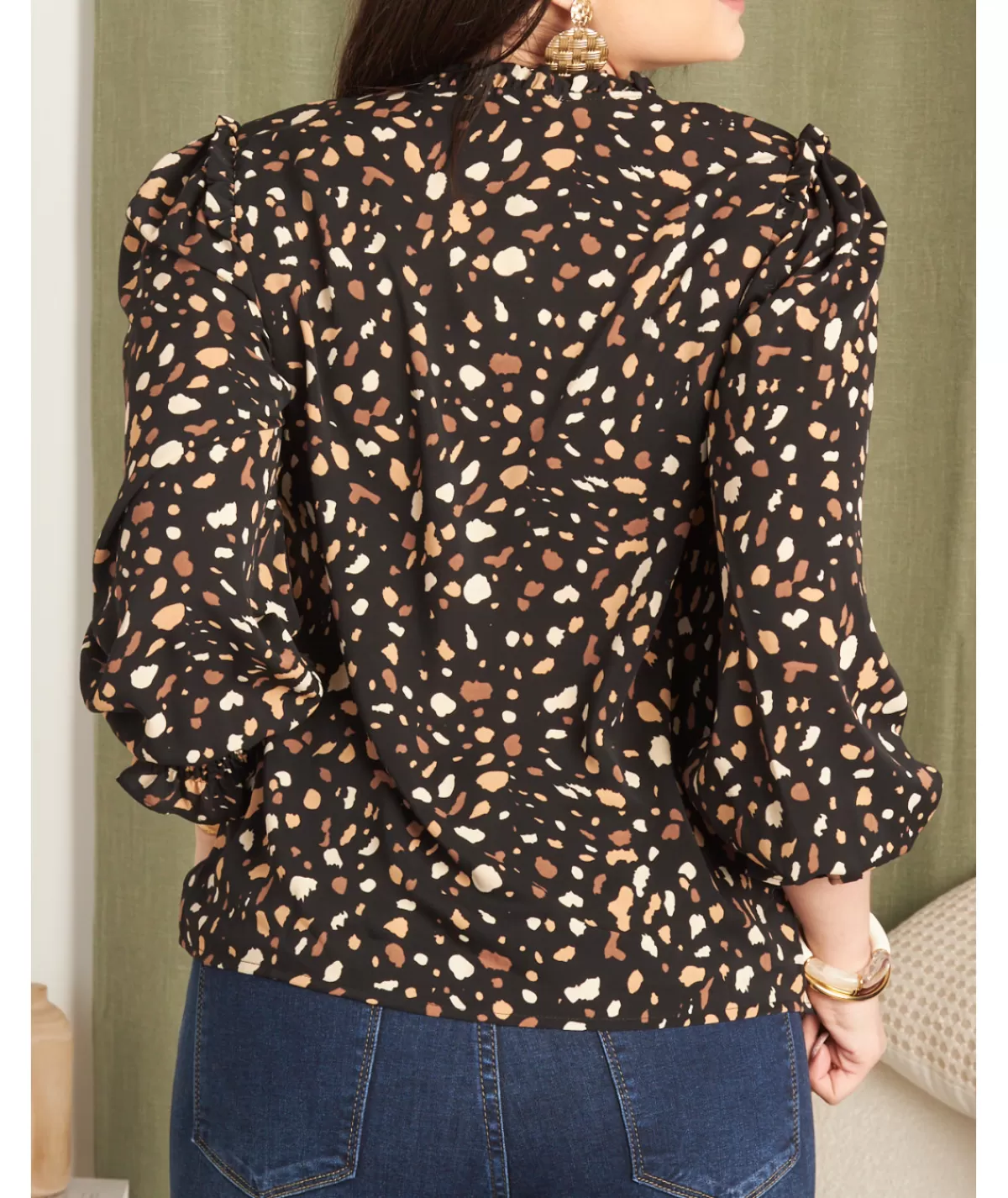 La boutique de Lilie Chemises>CHEMISE LEILA Noir