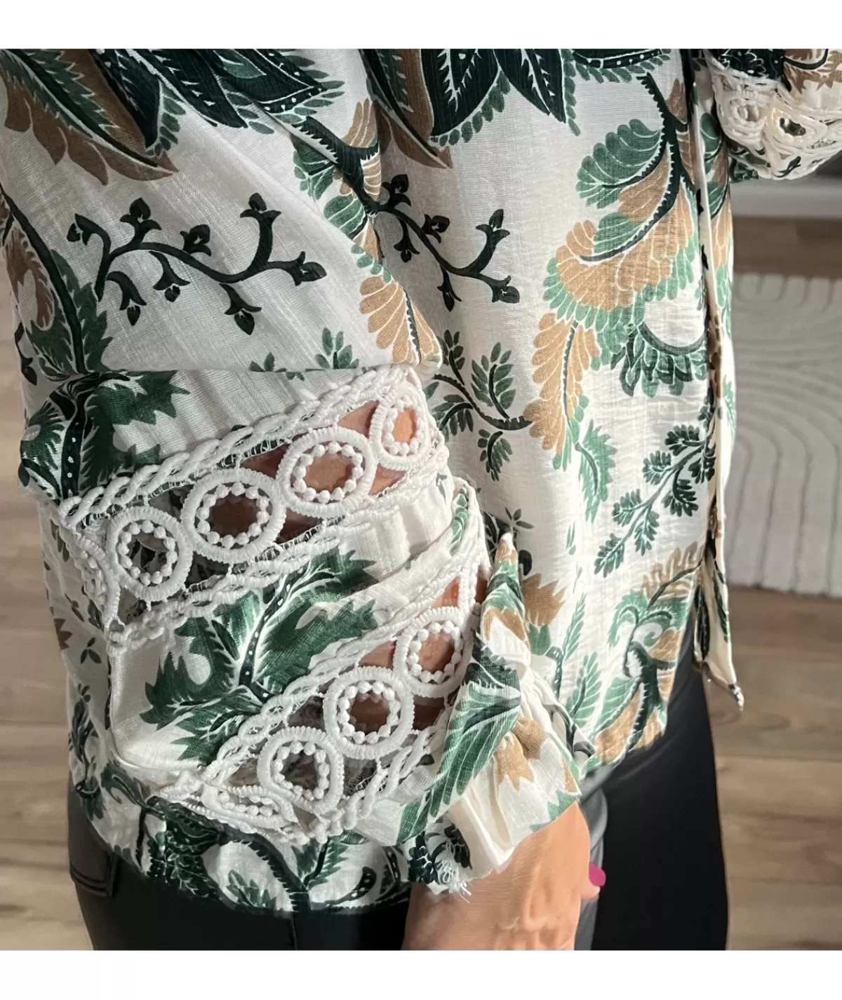 La boutique de Lilie Chemises>CHEMISE LIO Vert
