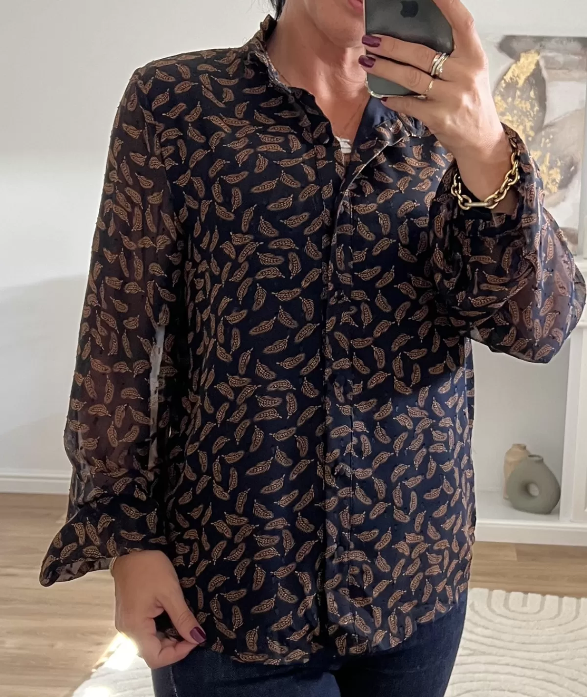 La boutique de Lilie Chemises>CHEMISE LUCIEN Noir