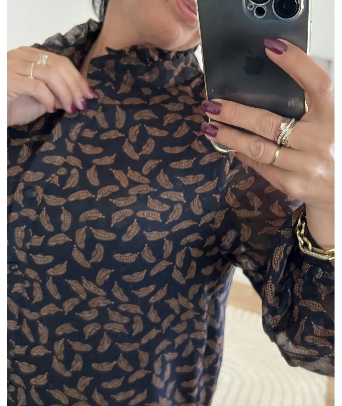 La boutique de Lilie Chemises>CHEMISE LUCIEN Noir